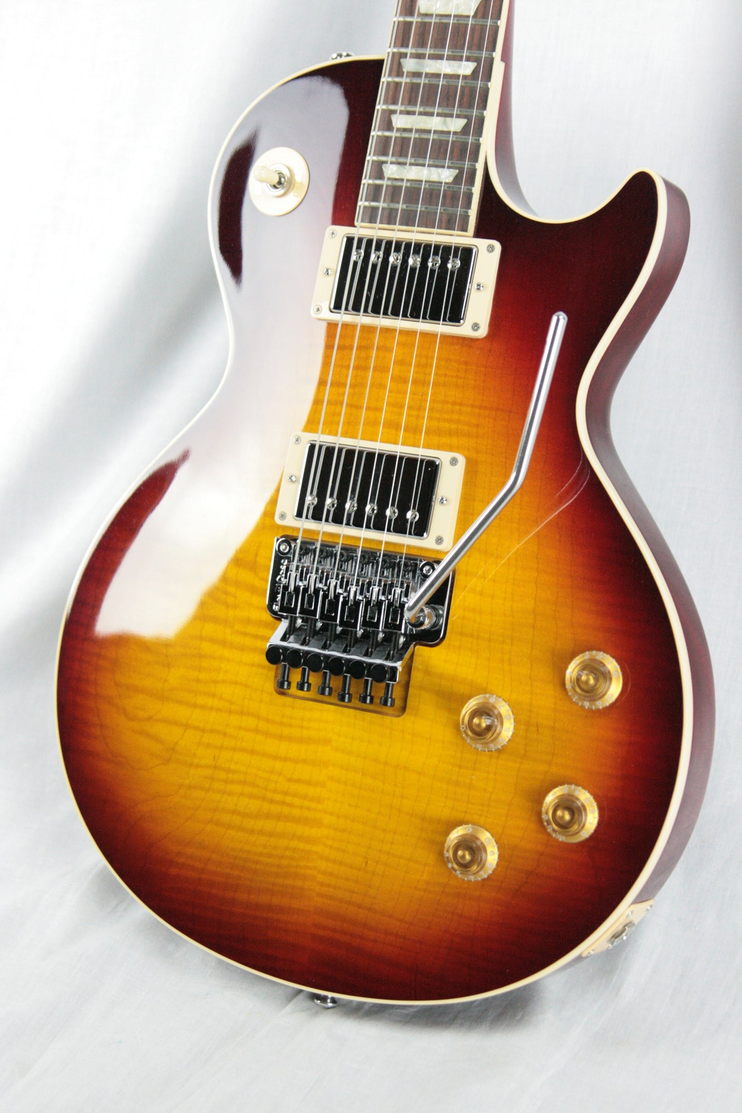 2017 Gibson Custom Shop Modern Les Paul Axcess Standard Floyd Rose Bourbon Burst Flametop!