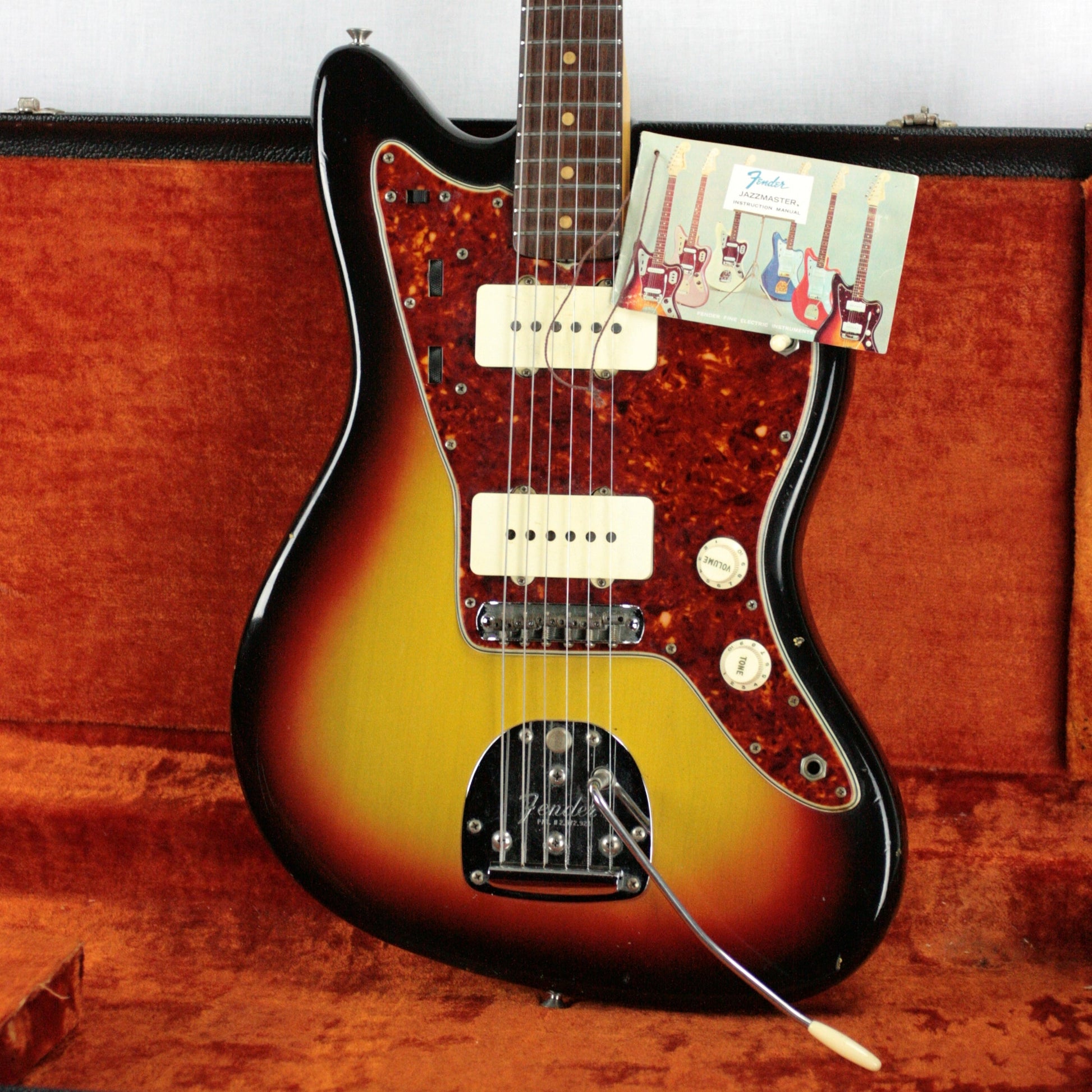 1965 Fender Jazzmaster Sunburst CLAY DOTS! L-Series Offset! jaguar stratocaster scale Pre-CBS