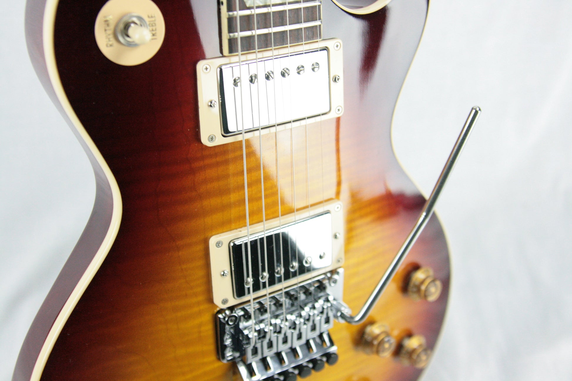 2017 Gibson Custom Shop Modern Les Paul Axcess Standard Floyd Rose Bourbon Burst Flametop!