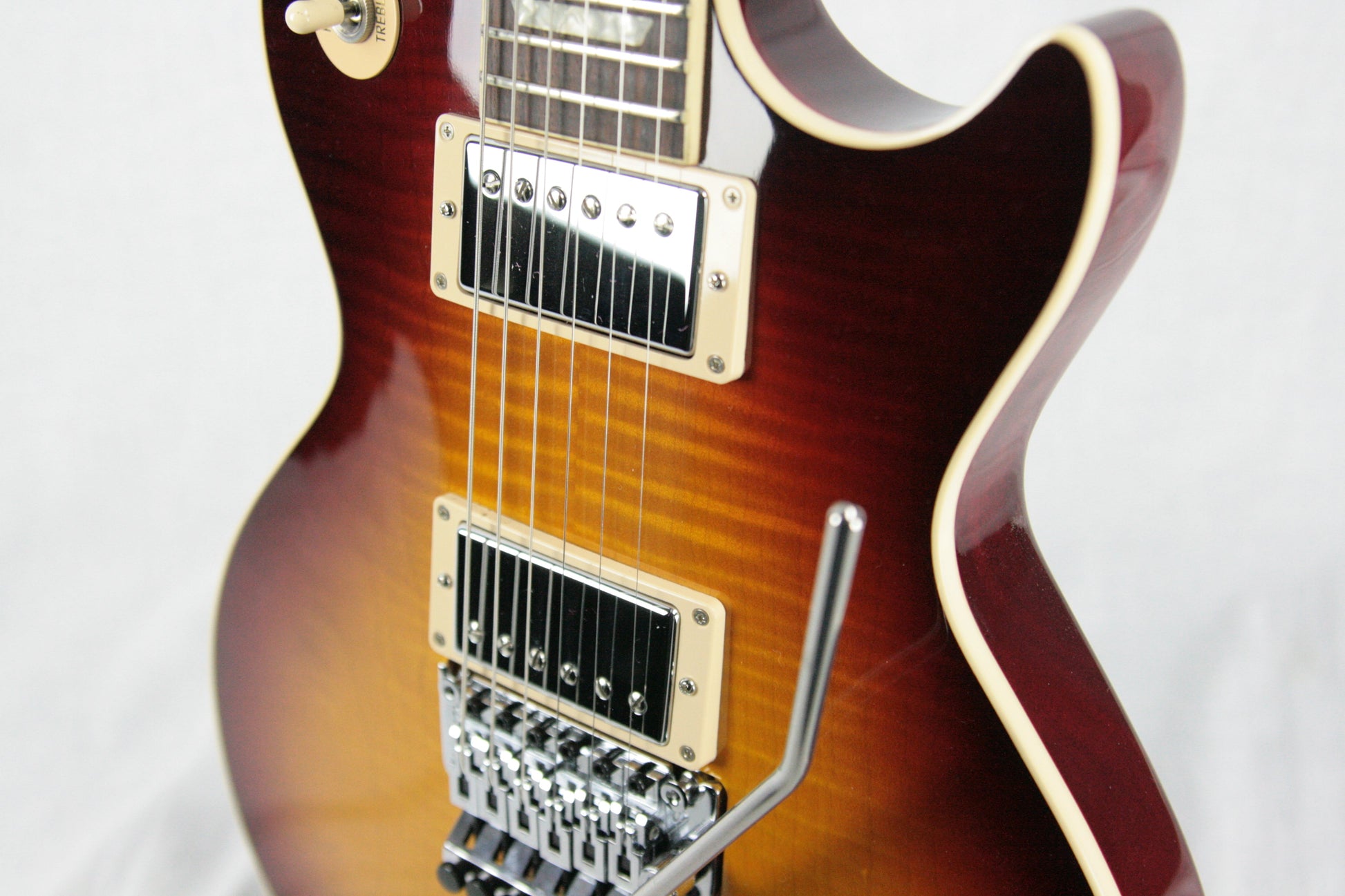 2017 Gibson Custom Shop Modern Les Paul Axcess Standard Floyd Rose Bourbon Burst Flametop!