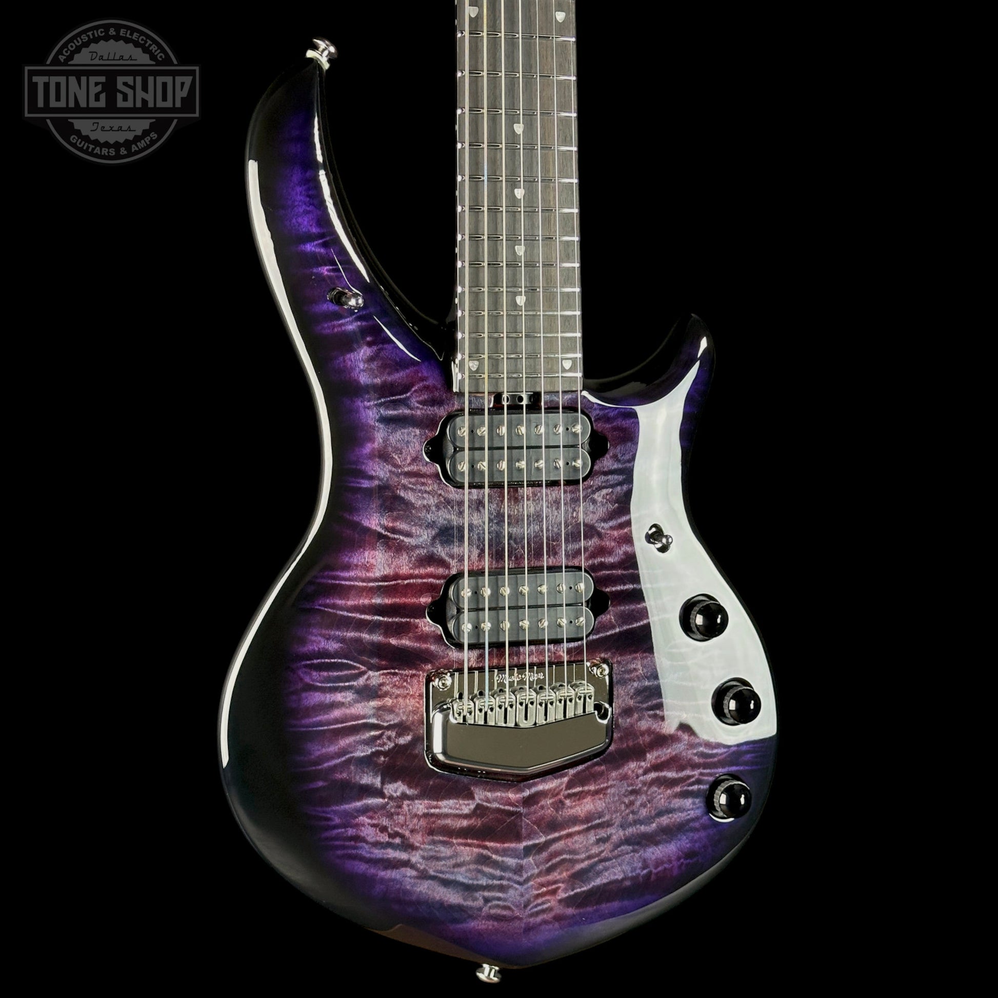 Ernie Ball Music Man Majesty 7 Select Purple Nebula II EB w/case