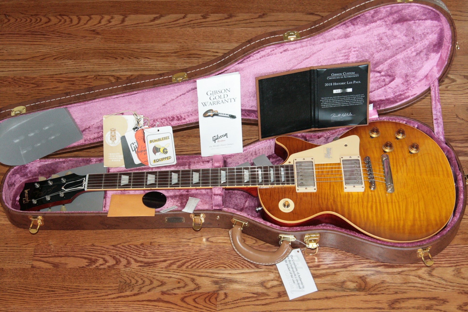 2018 Gibson 1959 Les Paul Historic Reissue! R9 59 HONEY LEMON FADE Custom Shop TH Spec