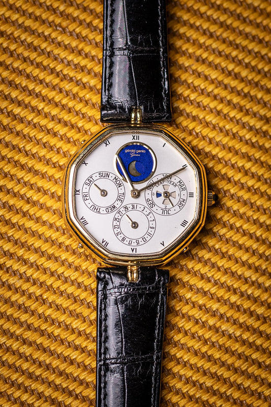 1980's Gerald Genta Perpetual Auto Yellow Gold Ref. G2840