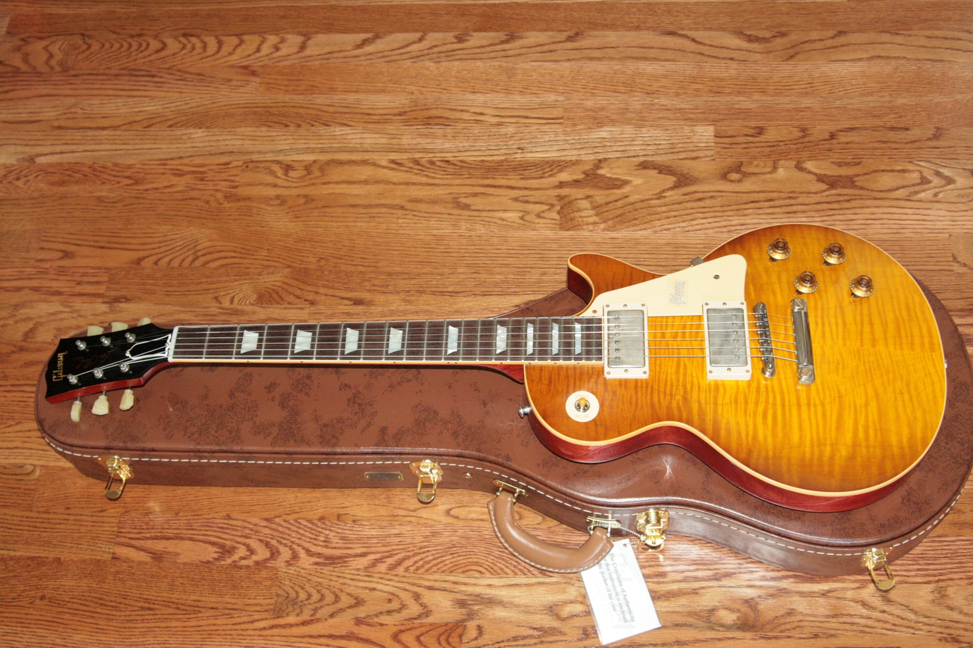 2018 Gibson 1959 Les Paul Historic Reissue! R9 59 HONEY LEMON FADE Custom Shop TH Spec