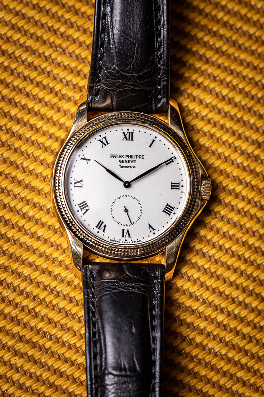2000s Patek Philippe Calatrava Tiffany & Co. Yellow Gold Ref. 5115J