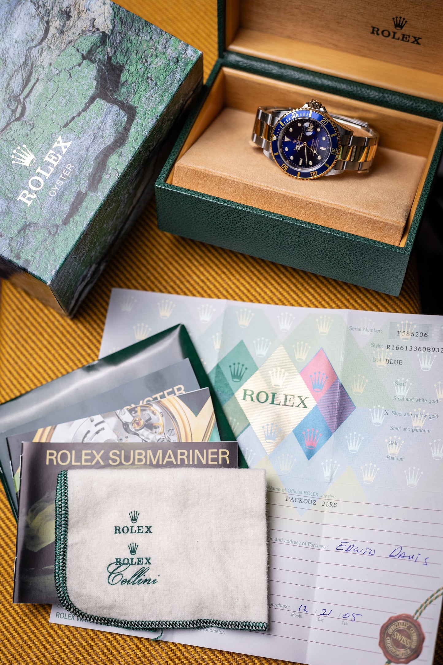 2003 Rolex Submariner Two-Tone Ref. 16613