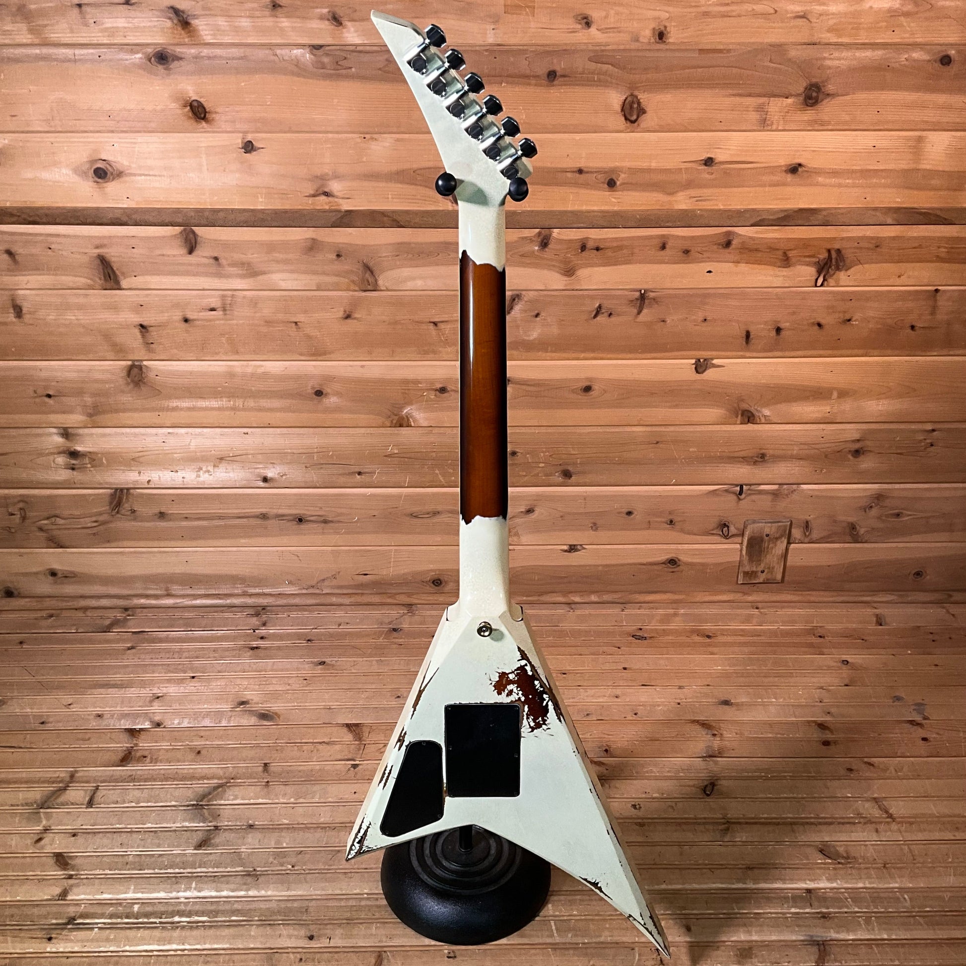 Jackson Custom Shop Special Edition Rhoads Electric Guitar - Vanilla Shake over 2 Tone Burst