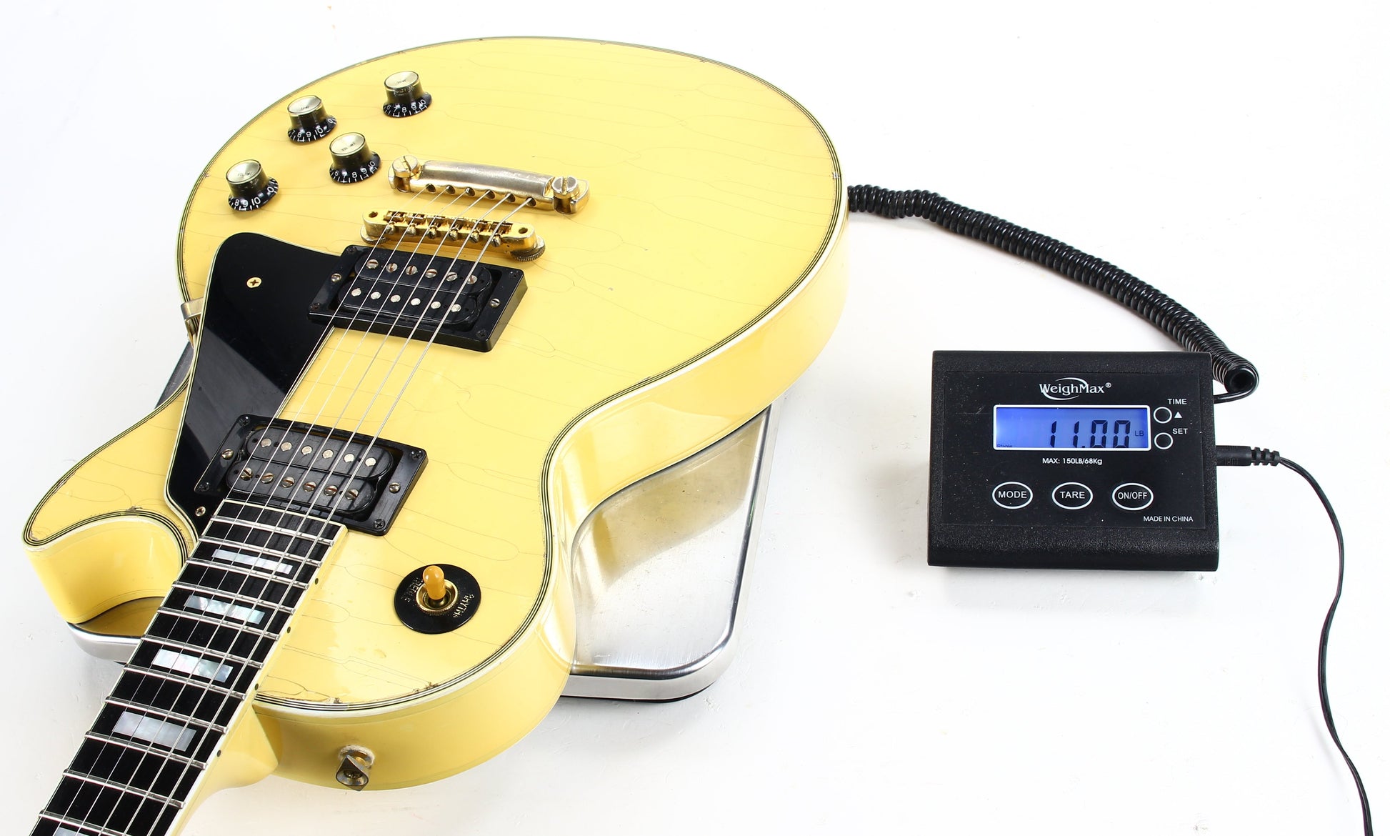2008 Gibson Custom Shop 70's Les Paul Custom AGED - White, Black Stinger, Limited Edition, '74 Randy Rhoads/Steve Jones