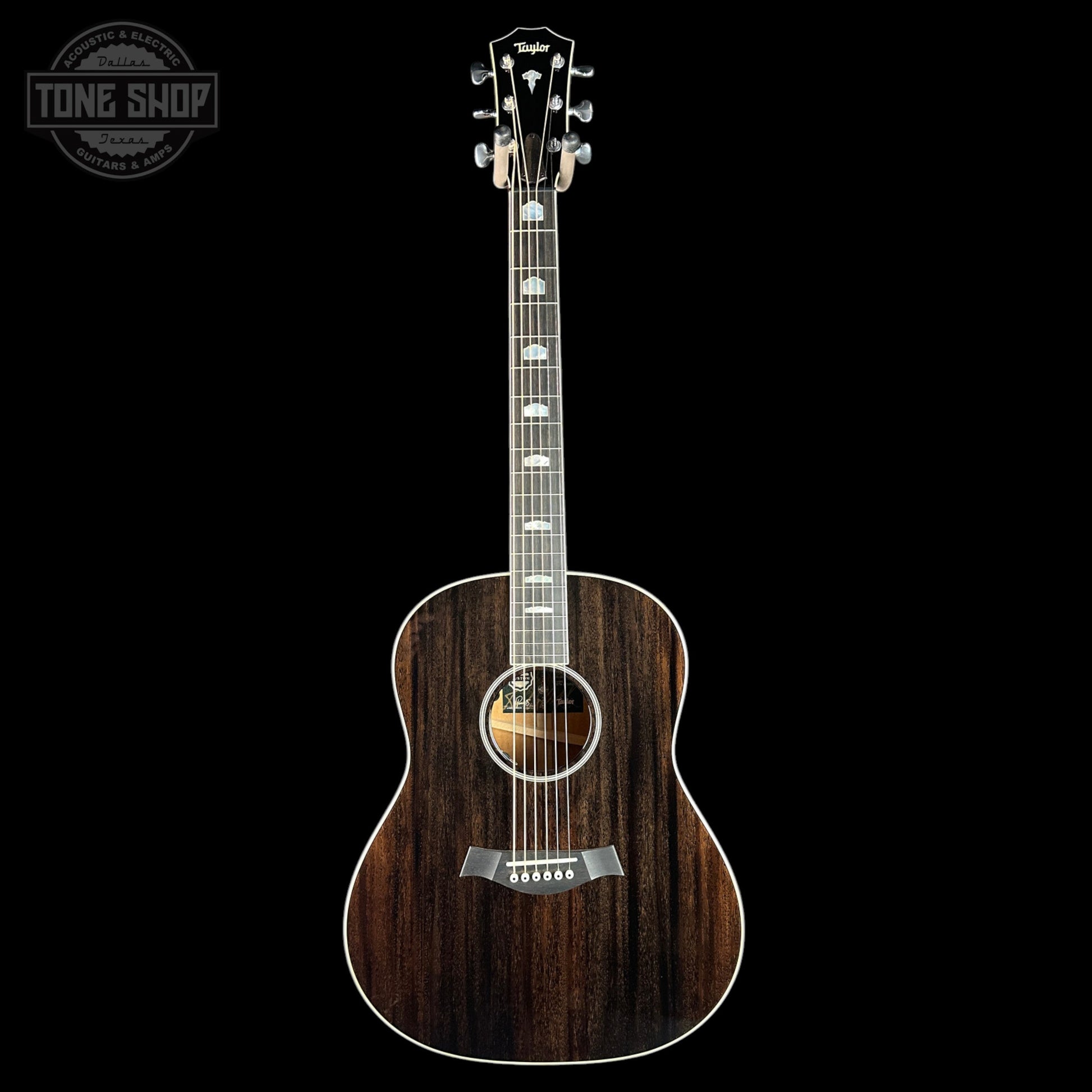 Taylor Custom Grand Pacific Mahogany Weathered Barn w/case