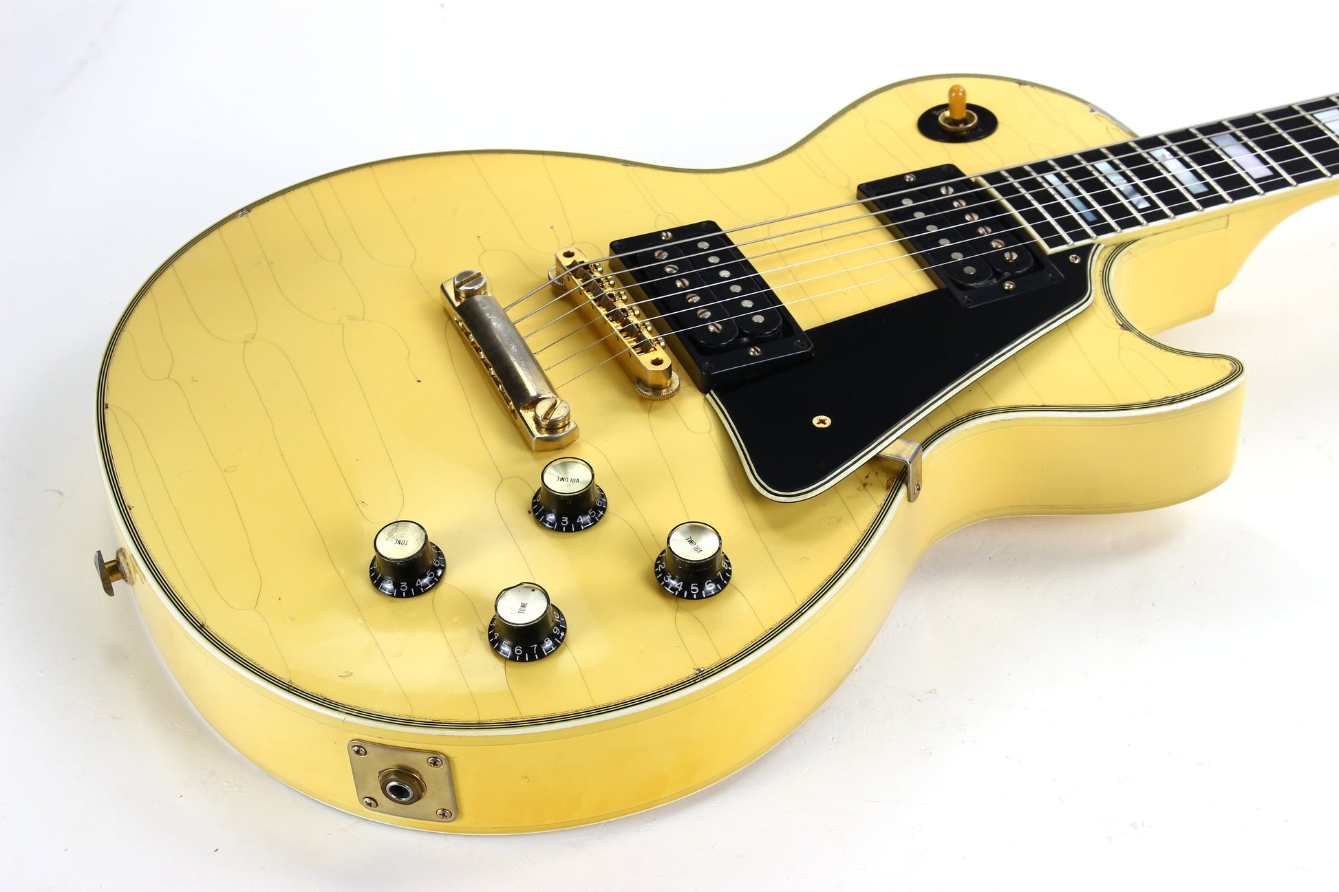 2008 Gibson Custom Shop 70's Les Paul Custom AGED - White, Black Stinger, Limited Edition, '74 Randy Rhoads/Steve Jones
