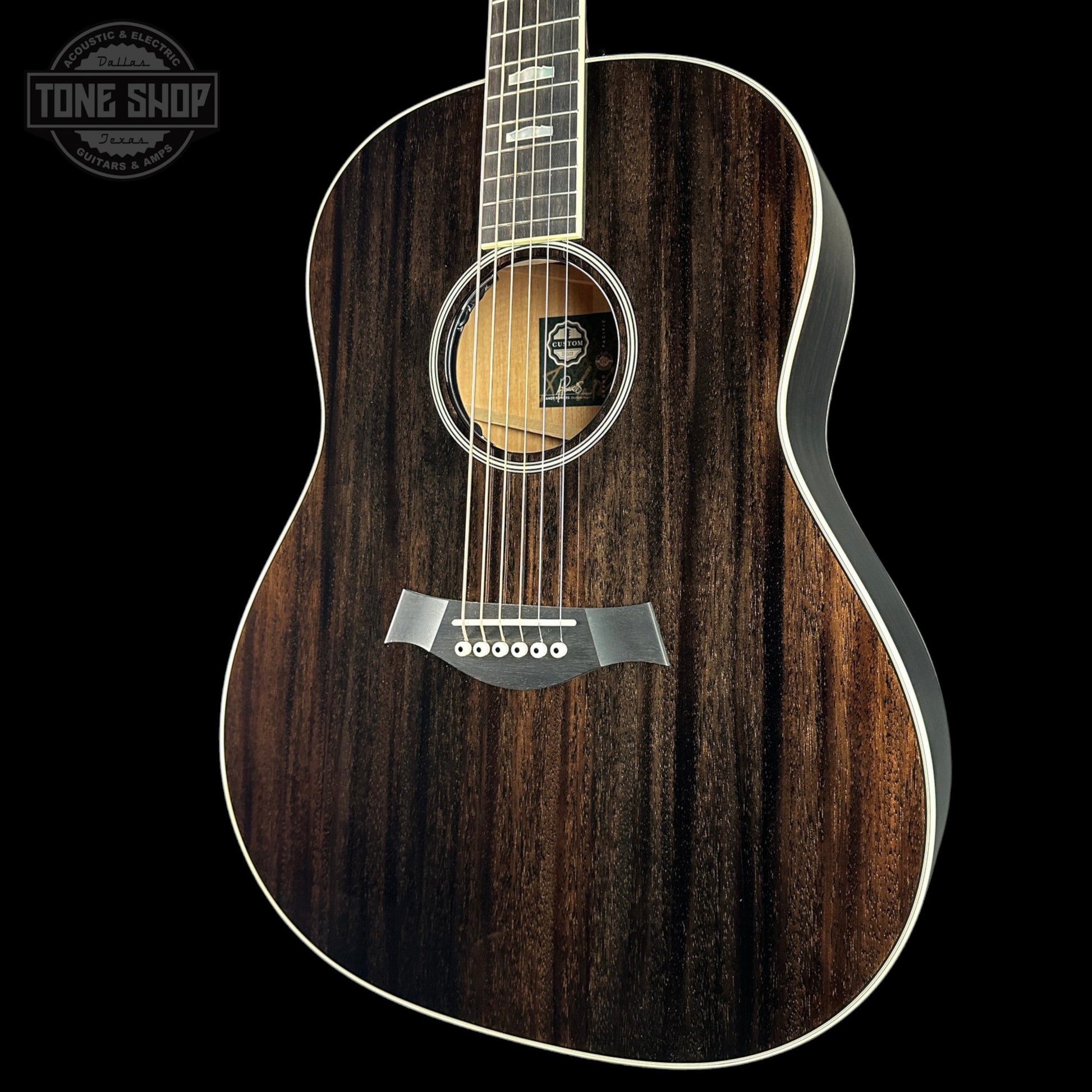 Taylor Custom Grand Pacific Mahogany Weathered Barn w/case