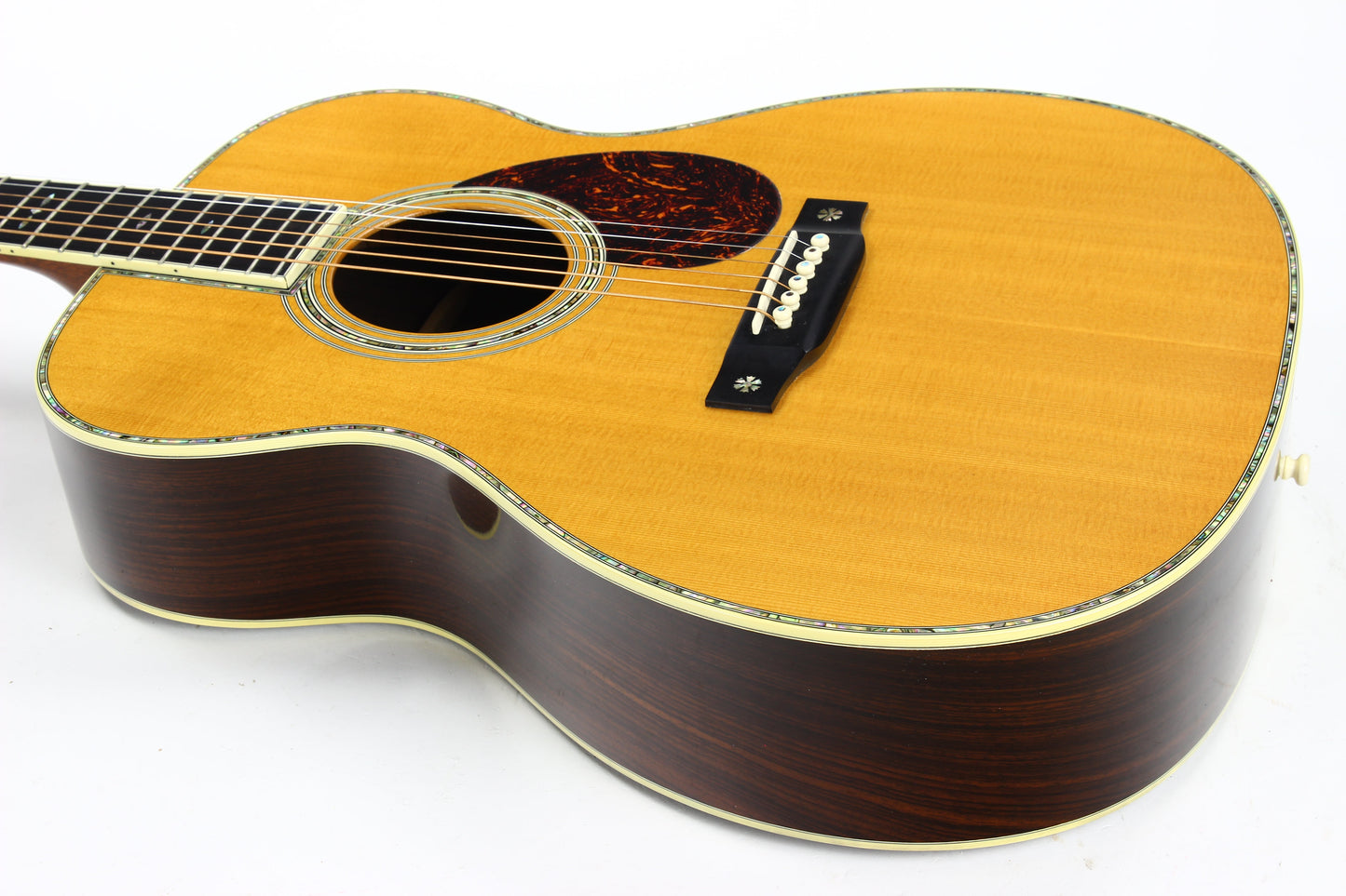 2002 Martin OM-42 Orchestra Model Acoustic Guitar - 14-Fret, Rosewood, Natural Finish, 000
