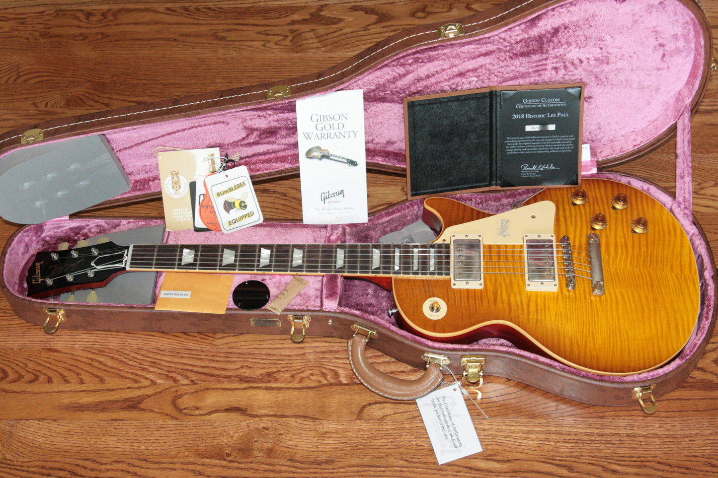 2018 Gibson 1959 Les Paul Historic Reissue! R9 59 HONEY LEMON FADE Custom Shop TH Spec