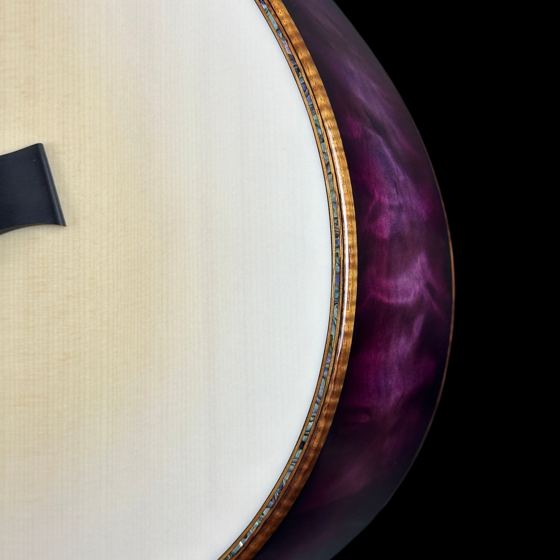 Taylor Custom Grand Concert White Burst / Lilac Wine Big Leaf Maple w/case