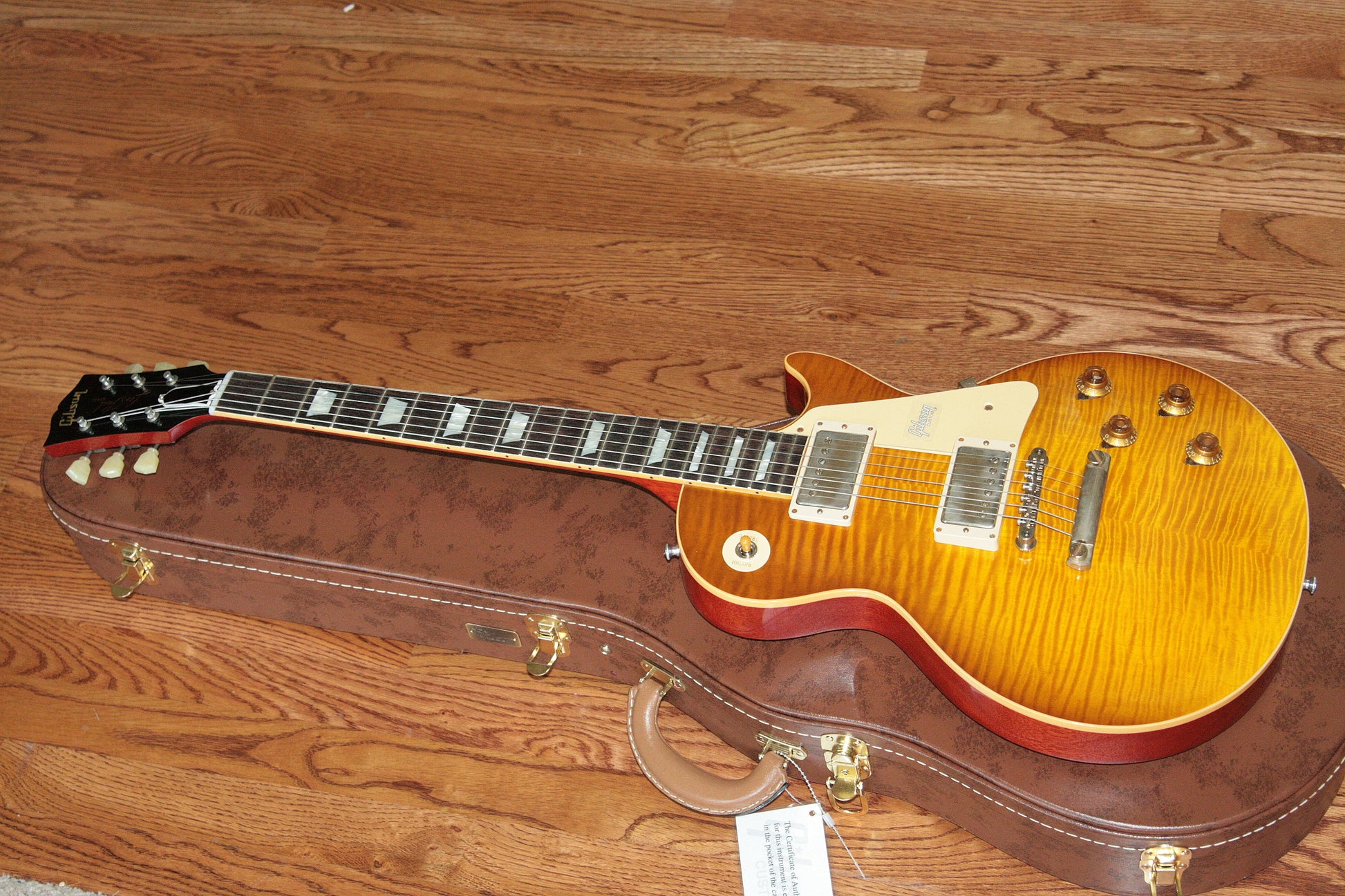 2018 Gibson 1959 Les Paul Historic Reissue! R9 59 HONEY LEMON FADE Custom Shop TH Spec