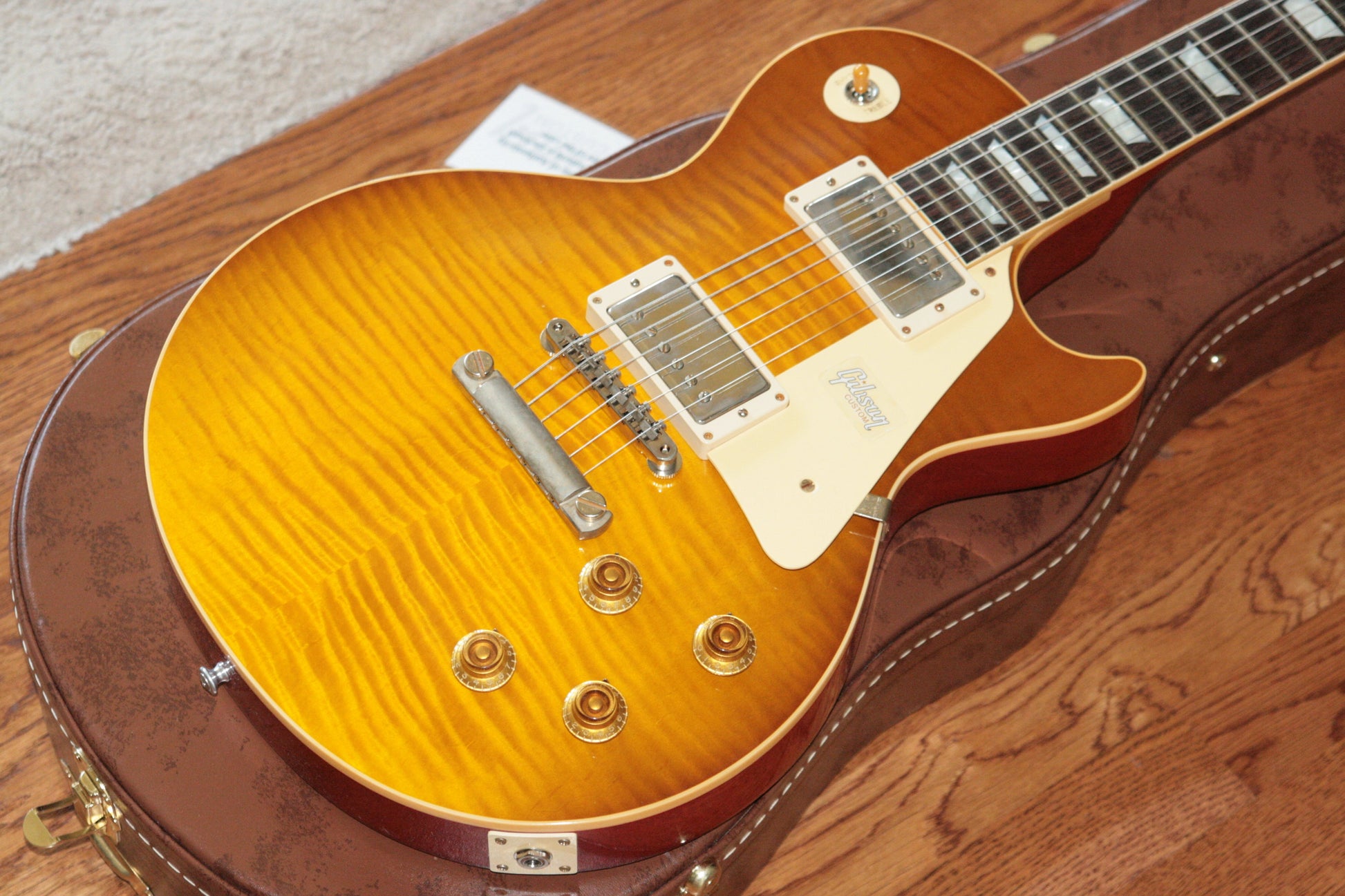 2018 Gibson 1959 Les Paul Historic Reissue! R9 59 HONEY LEMON FADE Custom Shop TH Spec
