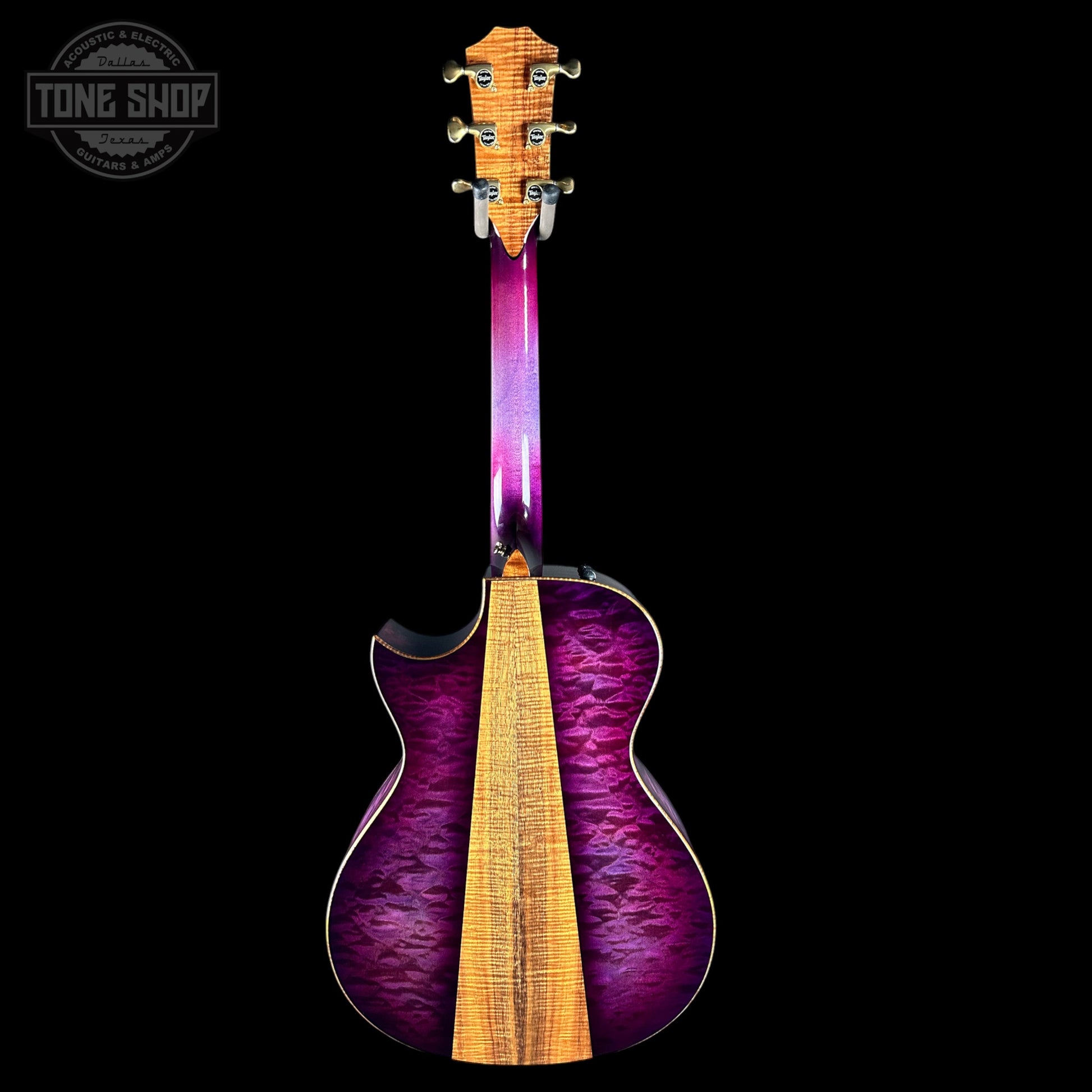 Taylor Custom Grand Concert White Burst / Lilac Wine Big Leaf Maple w/case