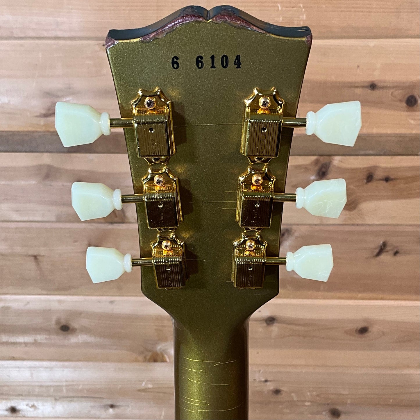 Gibson Custom 1956 Les Paul Standard Reissue Light Aged Electric Guitar - Gold