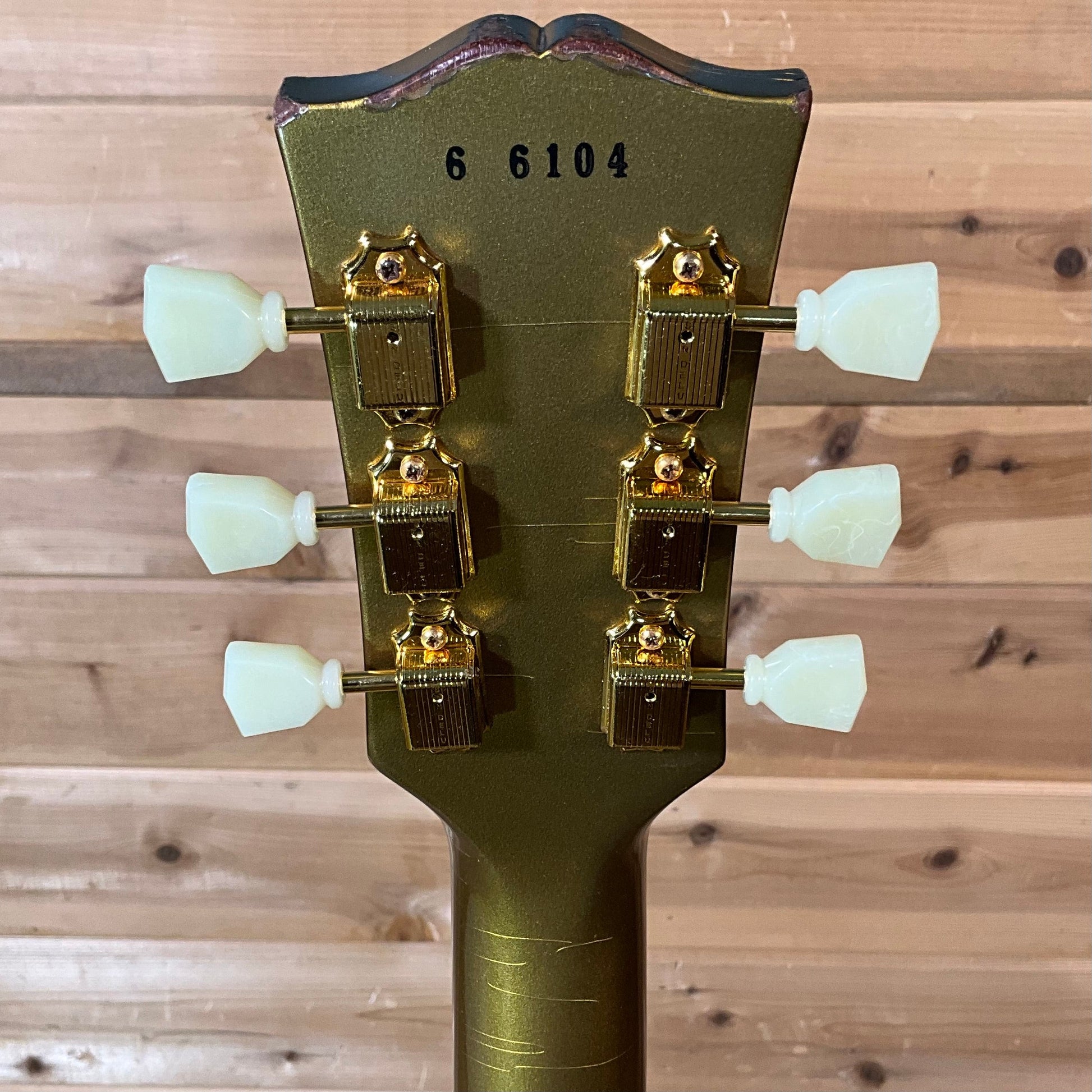 Gibson Custom 1956 Les Paul Standard Reissue Light Aged Electric Guitar - Gold
