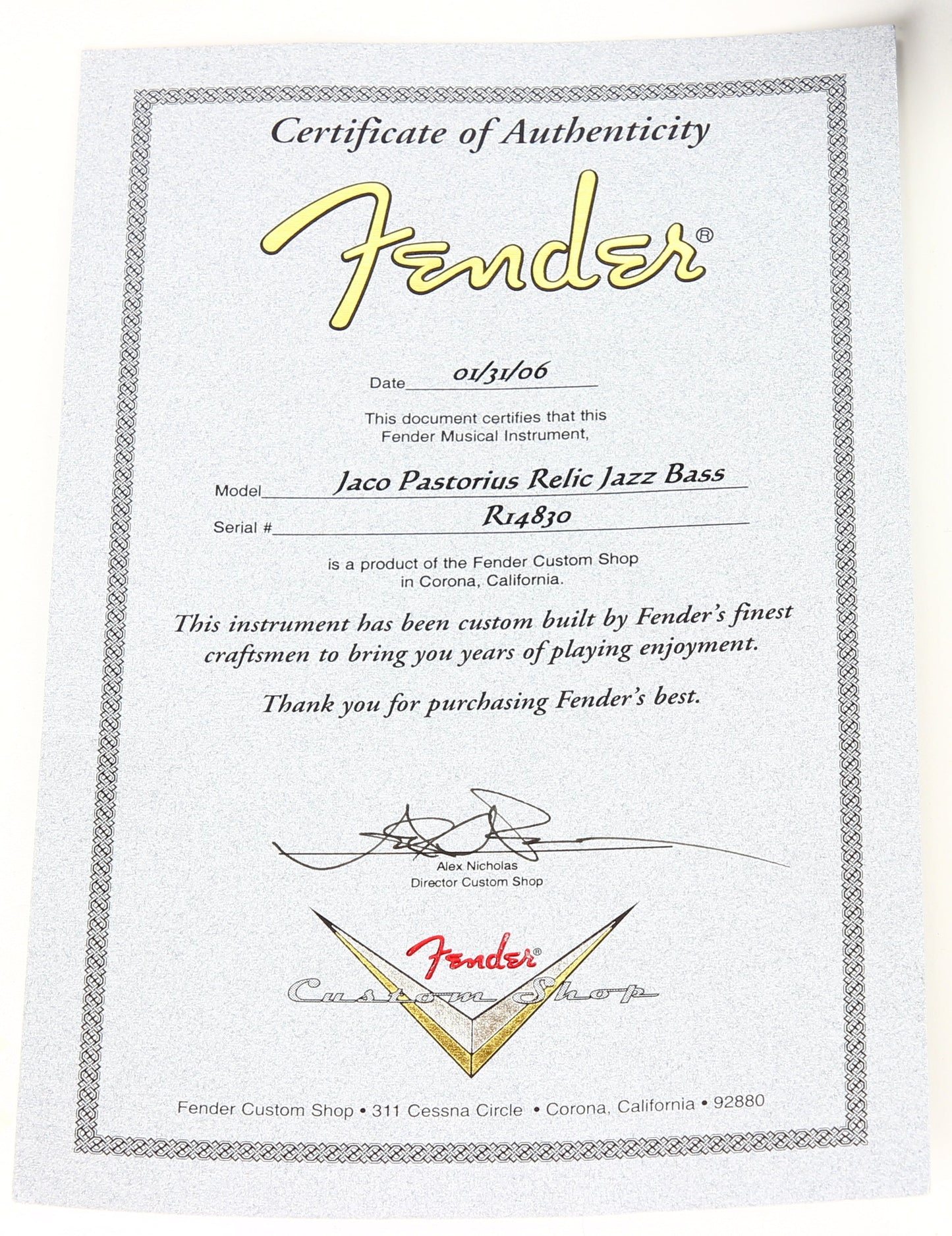 2006 Fender Custom Shop Jaco Pastorius Heavy Relic Jazz Bass Fretless Guitar - Sunburst, EXOTIC FINGERBOARD!