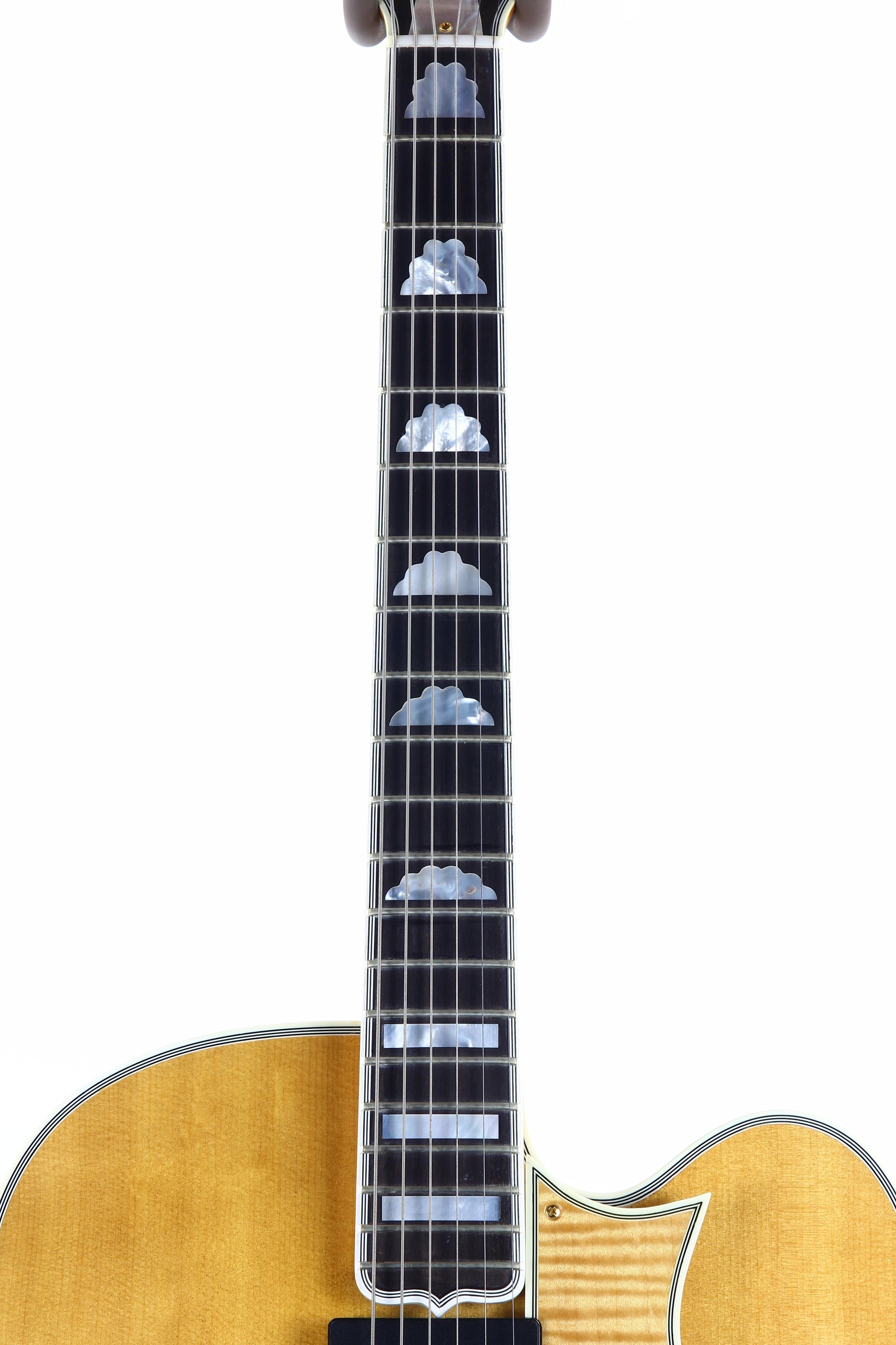 MINTY! 1999 Heritage Golden Eagle Antique Natural Jazz Carved Archtop Electric Guitar -- L-5 Wes, Floating Pickup!