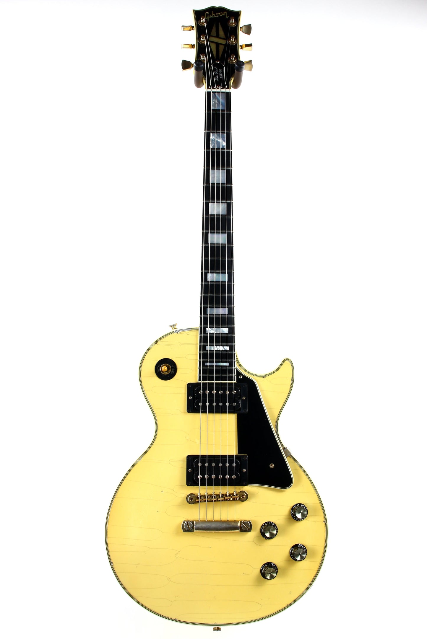 2008 Gibson Custom Shop 70's Les Paul Custom AGED - White, Black Stinger, Limited Edition, '74 Randy Rhoads/Steve Jones