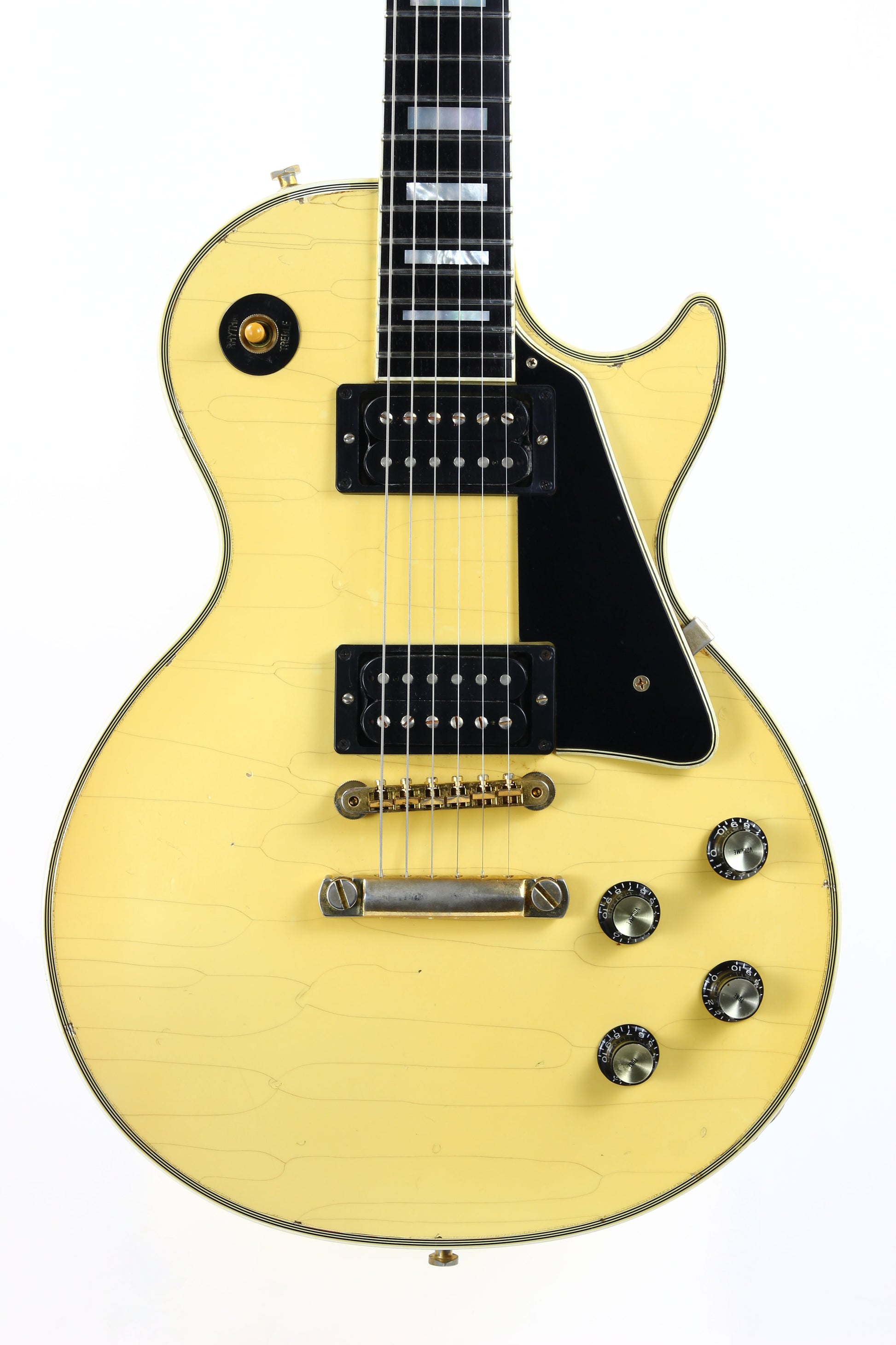 2008 Gibson Custom Shop 70's Les Paul Custom AGED - White, Black Stinger, Limited Edition, '74 Randy Rhoads/Steve Jones