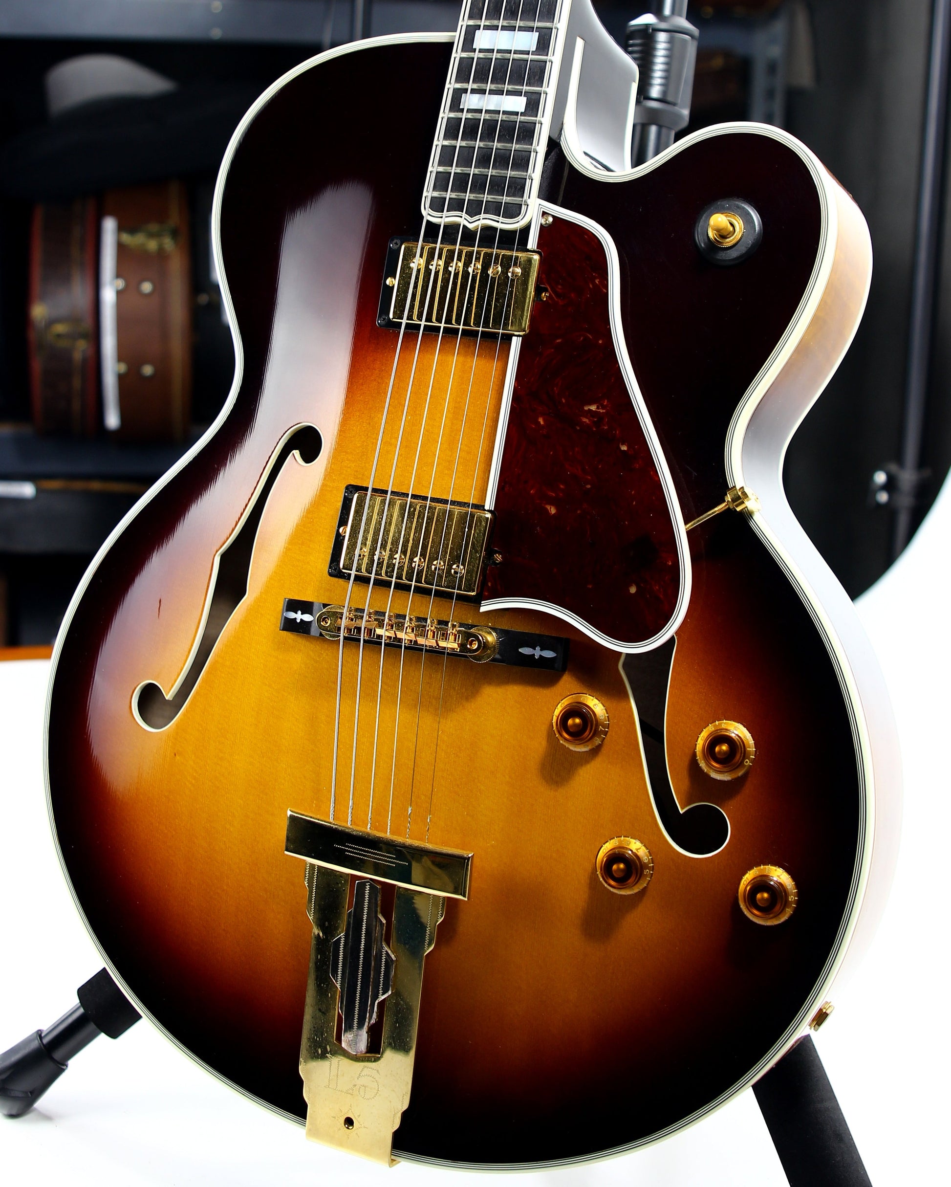 2007 Gibson Custom Shop L-5 CES Sunburst James Hutchins Archtop Jazz L5 Electric Guitar - CLEAN!