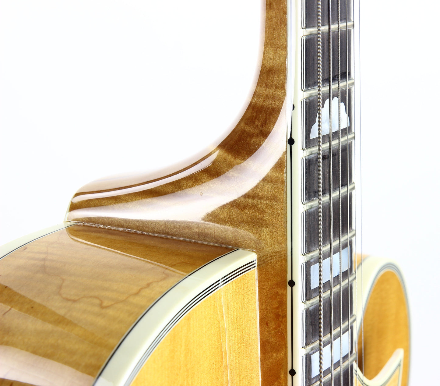 MINTY! 1999 Heritage Golden Eagle Antique Natural Jazz Carved Archtop Electric Guitar -- L-5 Wes, Floating Pickup!