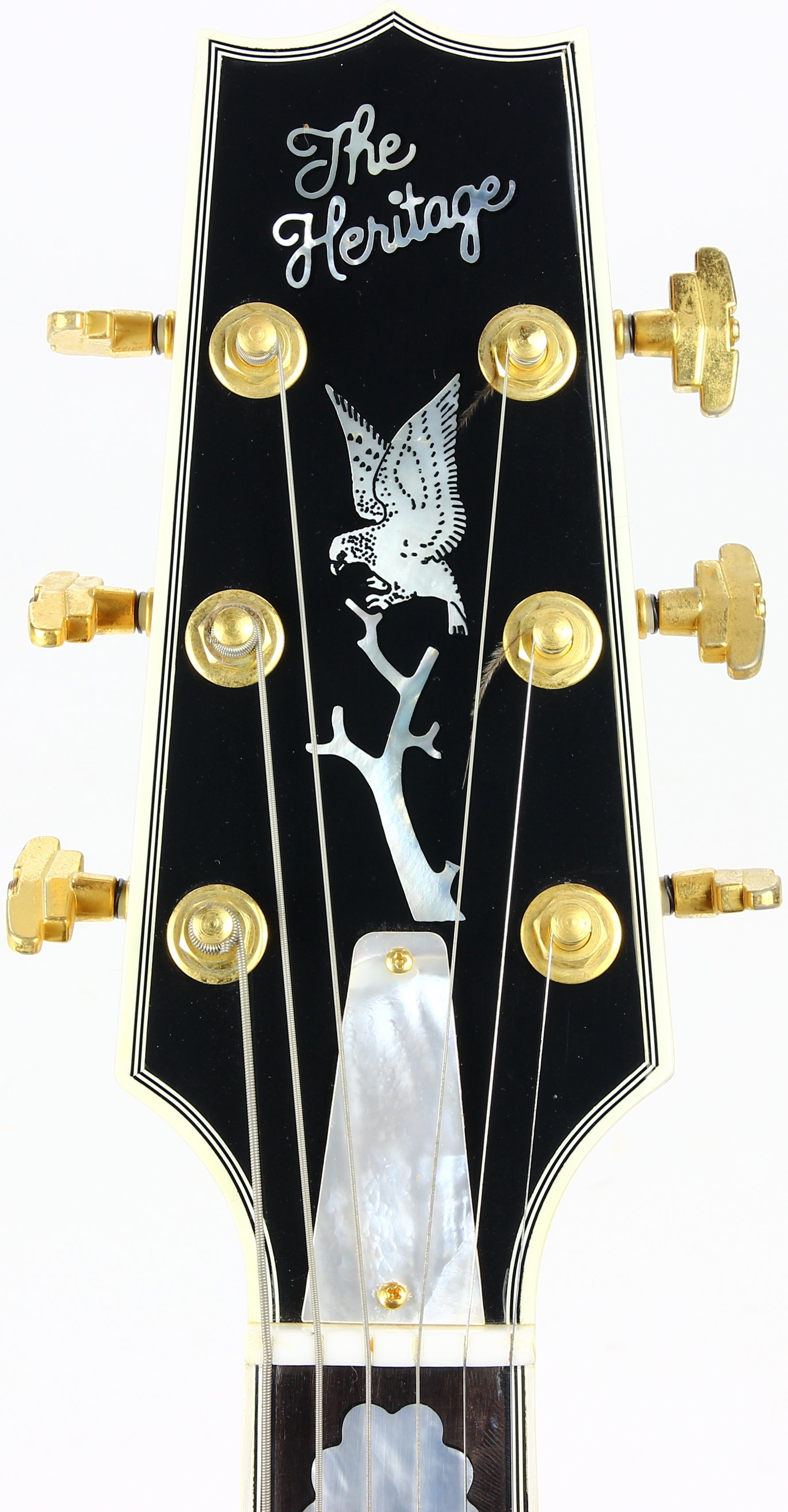 MINTY! 1999 Heritage Golden Eagle Antique Natural Jazz Carved Archtop Electric Guitar -- L-5 Wes, Floating Pickup!