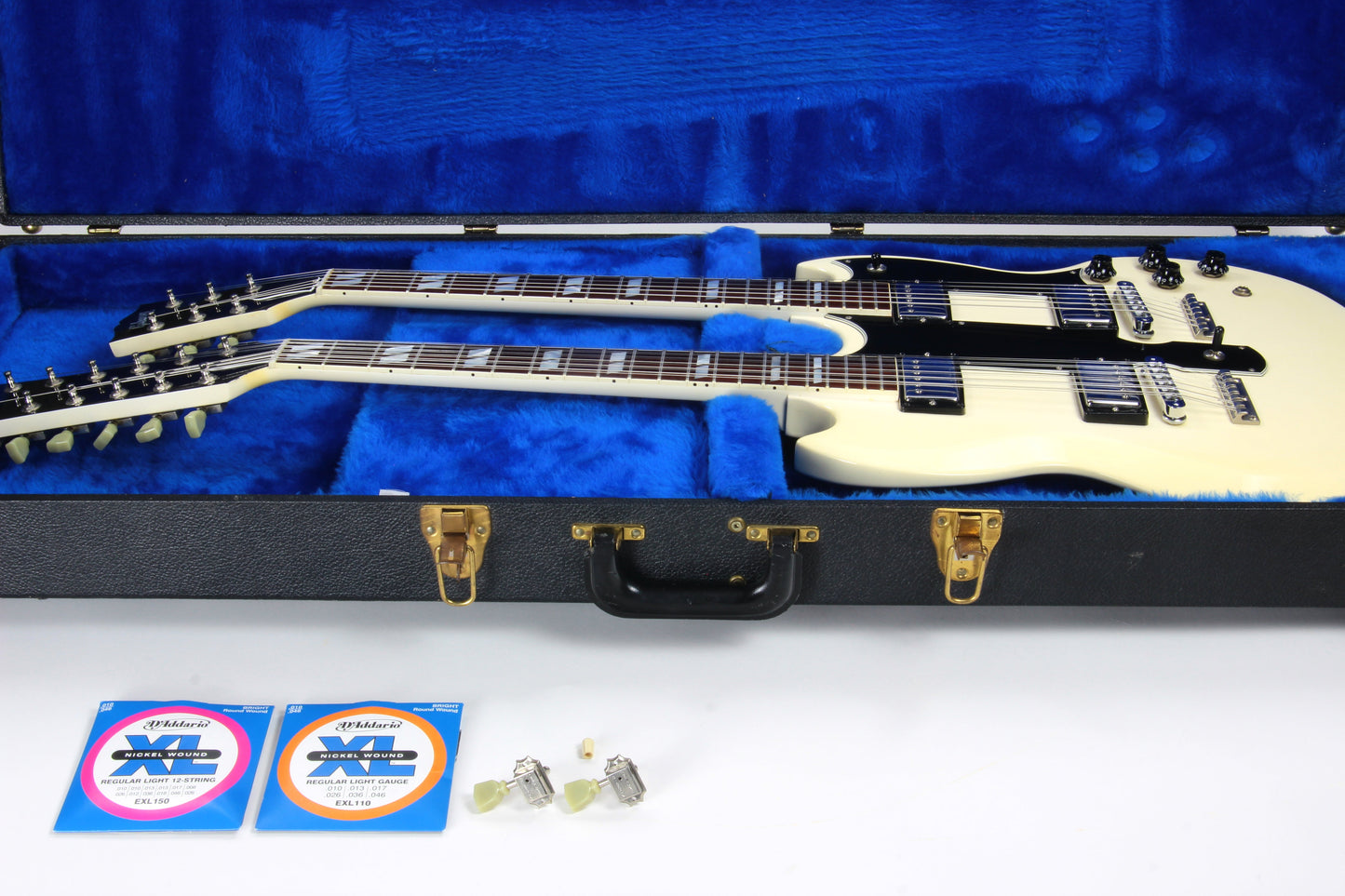 1987 Gibson EDS-1275 Doubleneck SG Alpine White 6/12 - Don Felder Alex Lifeson Vibes