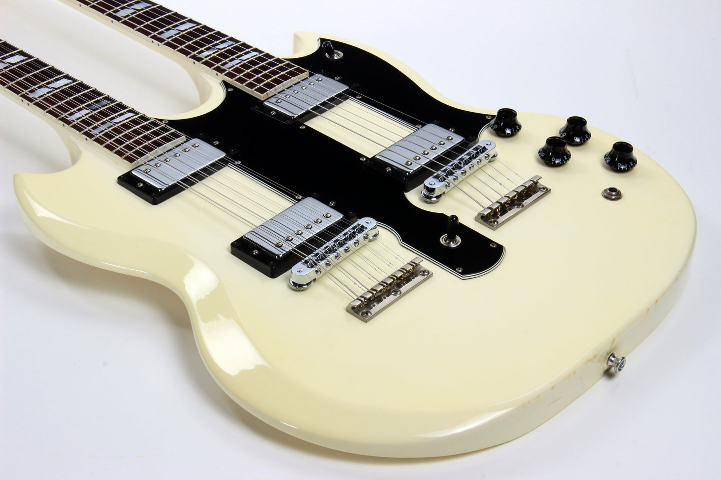 1987 Gibson EDS-1275 Doubleneck SG Alpine White 6/12 - Don Felder Alex Lifeson Vibes