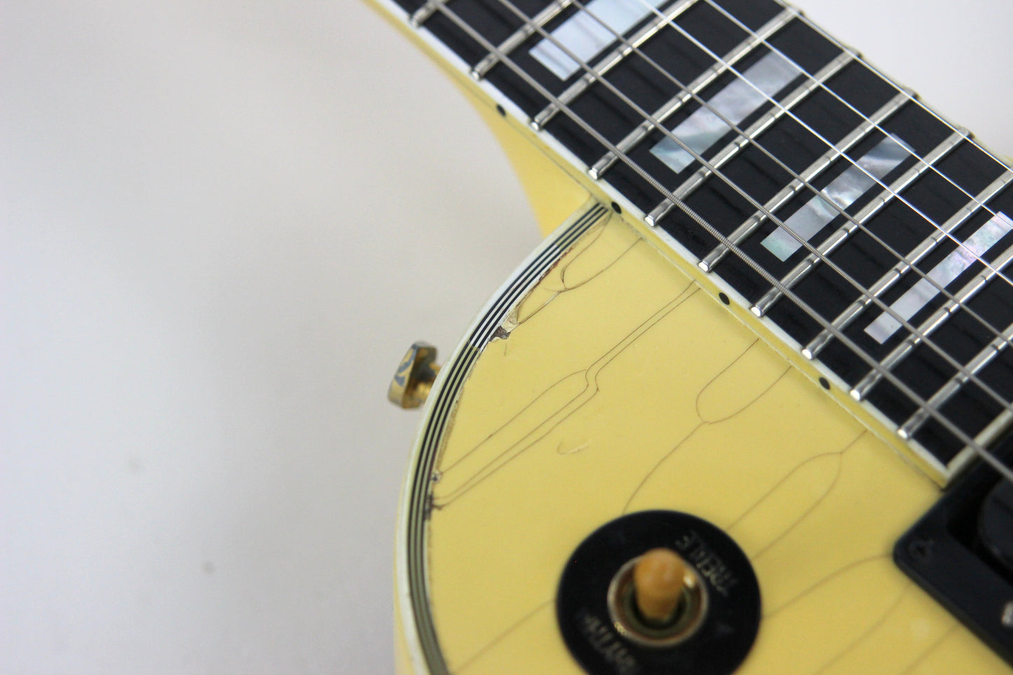 2008 Gibson Custom Shop 70's Les Paul Custom AGED - White, Black Stinger, Limited Edition, '74 Randy Rhoads/Steve Jones