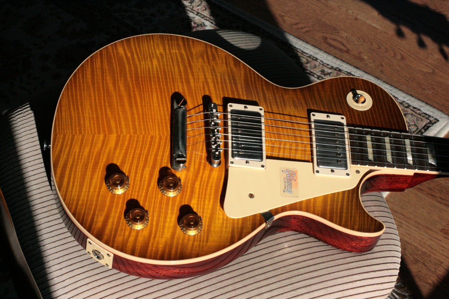 2019 Gibson 1959 Les Paul 60TH ANNIVERSARY Historic Reissue R9 59 Custom Shop Golden Poppy Burst