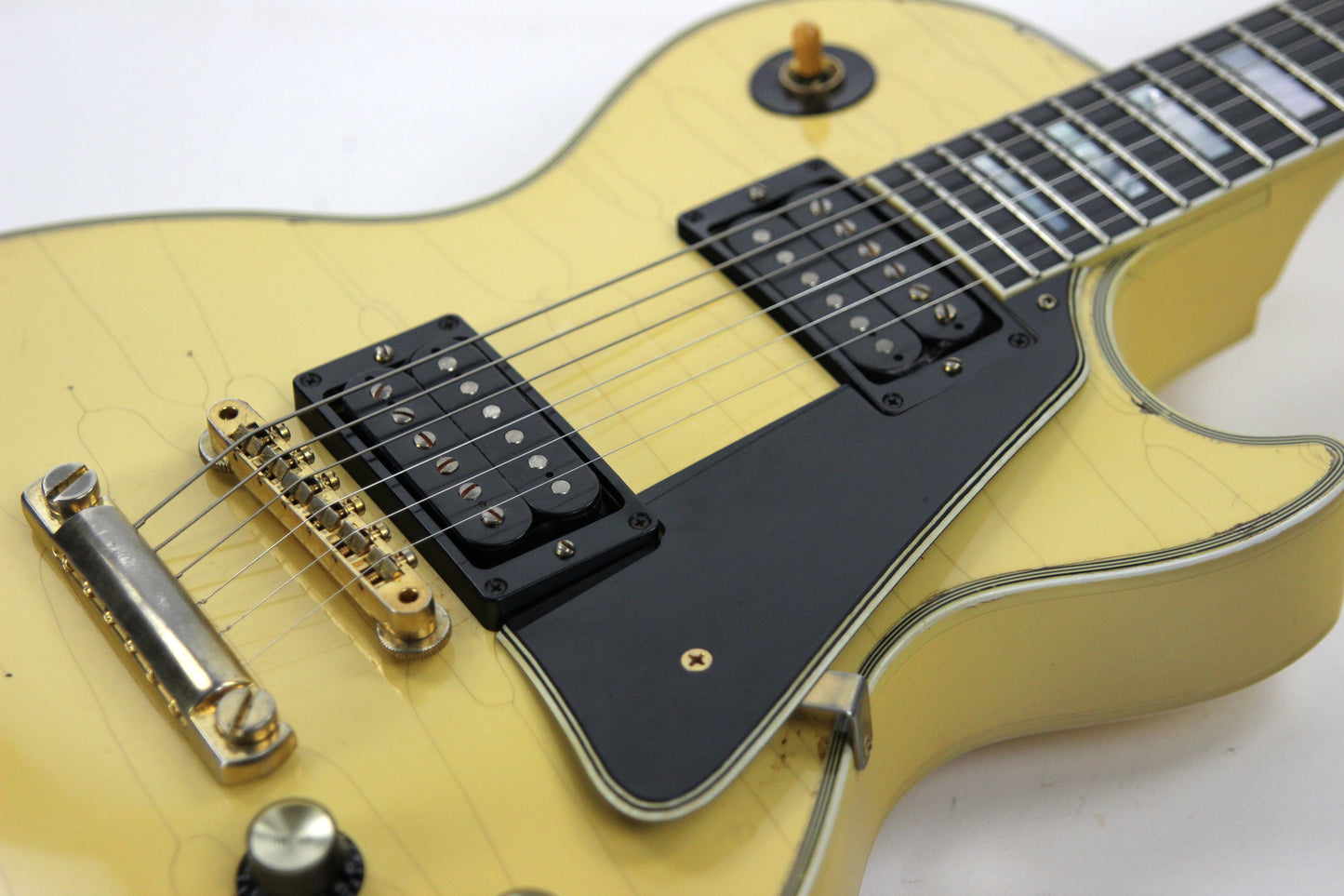 2008 Gibson Custom Shop 70's Les Paul Custom AGED - White, Black Stinger, Limited Edition, '74 Randy Rhoads/Steve Jones