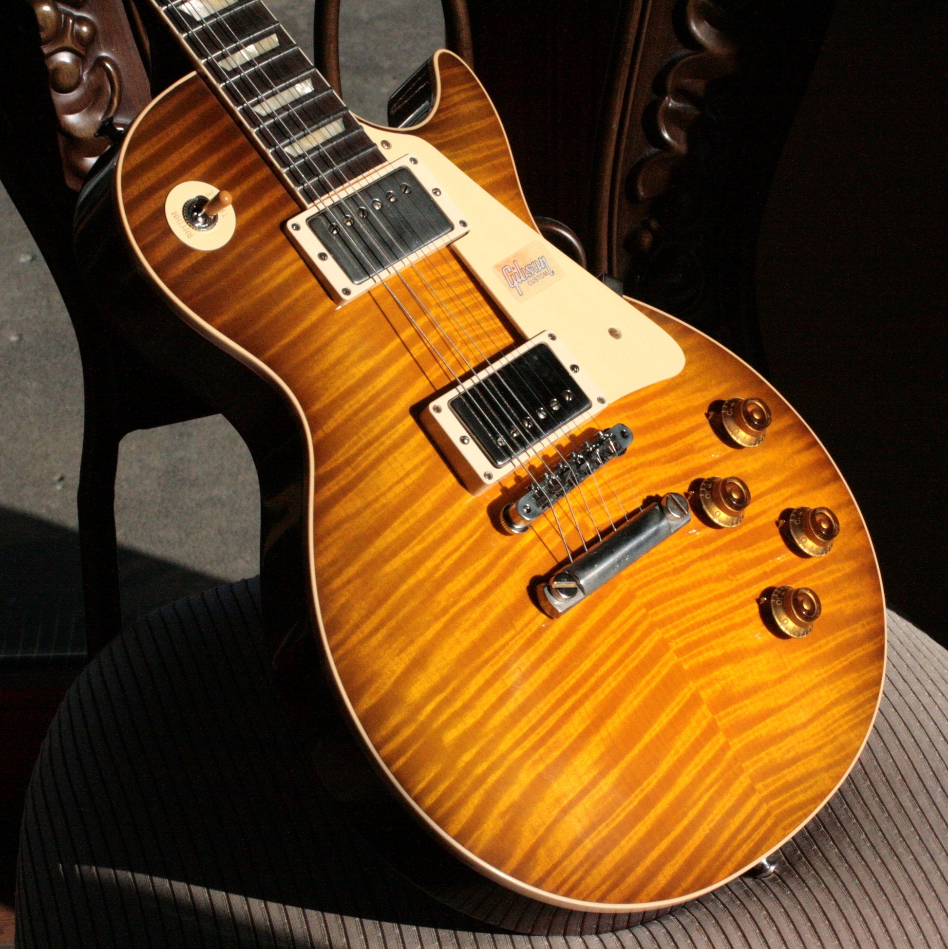 2019 Gibson 1959 Les Paul 60TH ANNIVERSARY Historic Reissue R9 59 Custom Shop Golden Poppy Burst