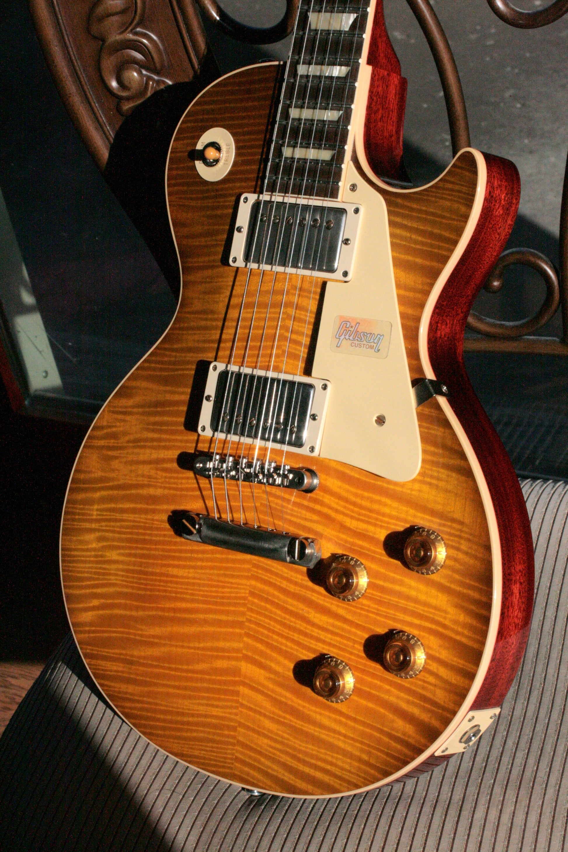 2019 Gibson 1959 Les Paul 60TH ANNIVERSARY Historic Reissue R9 59 Custom Shop Golden Poppy Burst