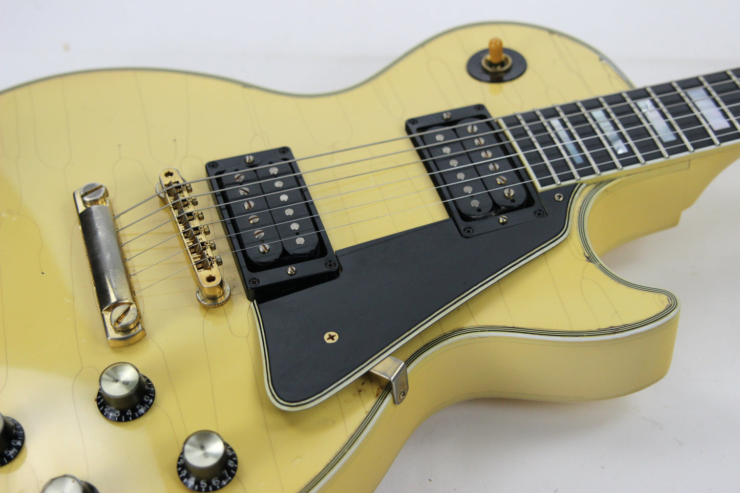 2008 Gibson Custom Shop 70's Les Paul Custom AGED - White, Black Stinger, Limited Edition, '74 Randy Rhoads/Steve Jones