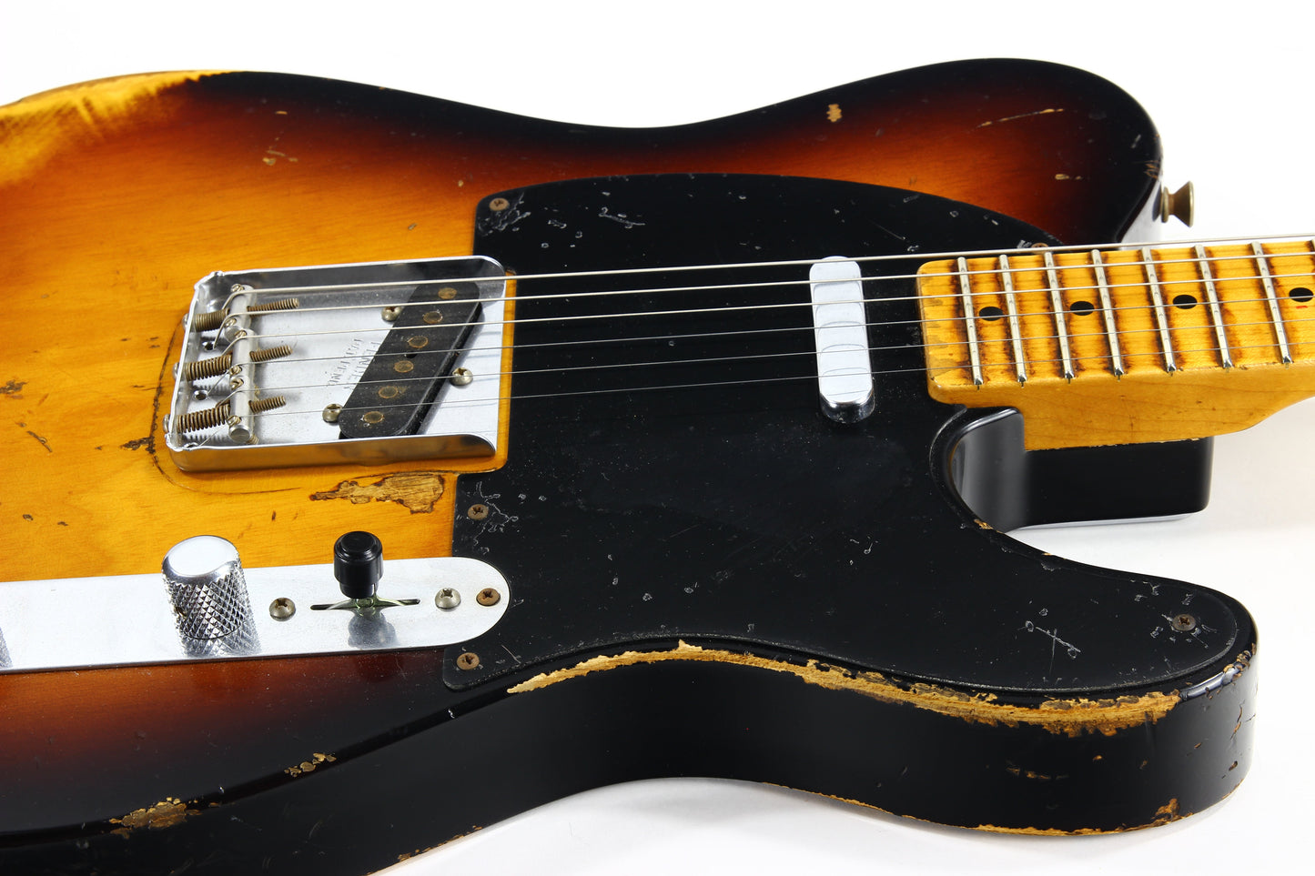 NAMM SHOW! 2009 Fender Custom Shop MASTERBUILT '57 Telecaster Heavy Relic Yuriy Shishkov -- 2-Tone Sunburst 1957