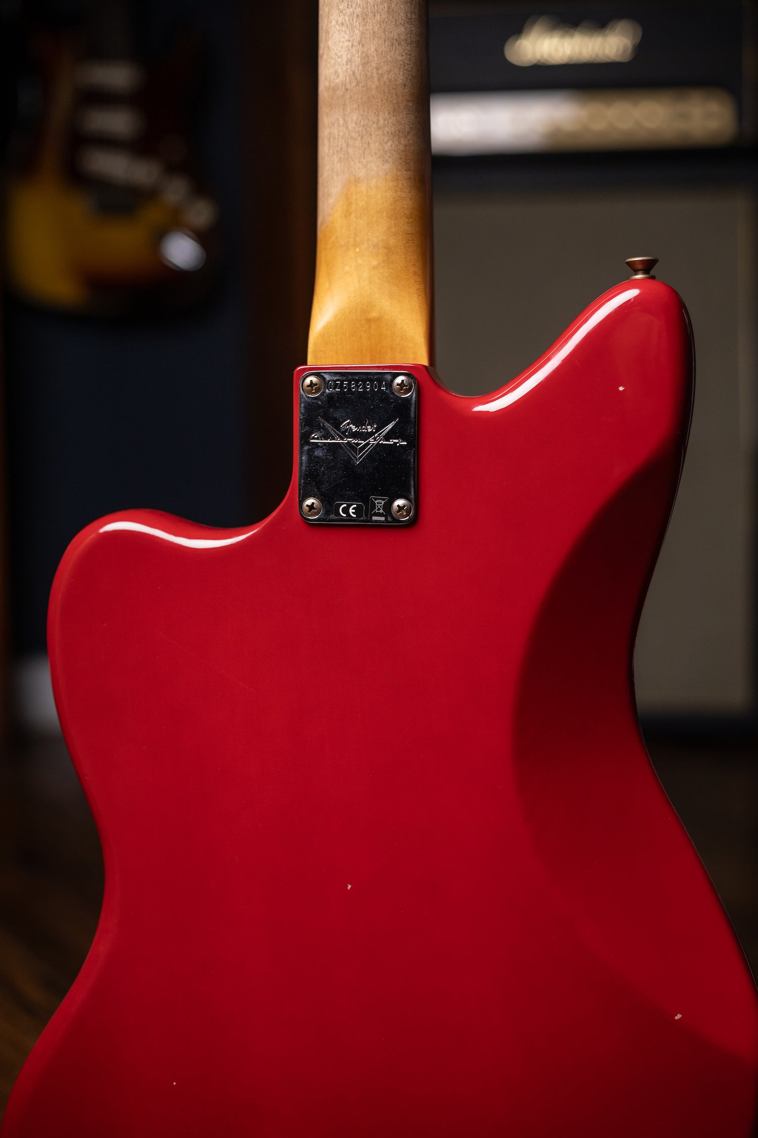 Fender Custom Shop Journeyman 1959 250K Jazzmaster Electric Guitar - Aged Dakota Red