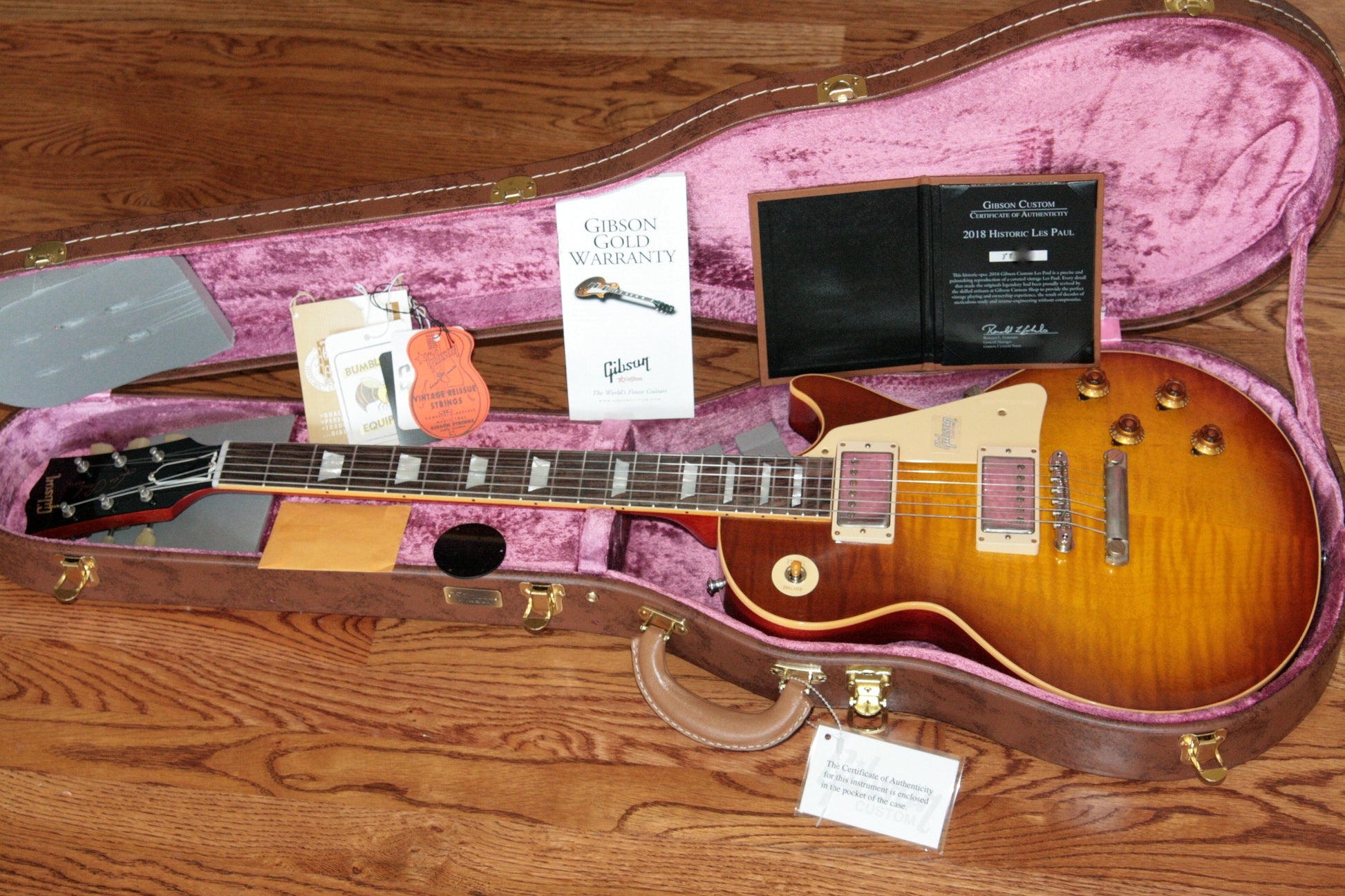2018 Gibson 1958 Les Paul Historic Reissue! R8 58 Royal Teaburst Custom Shop TH Specs