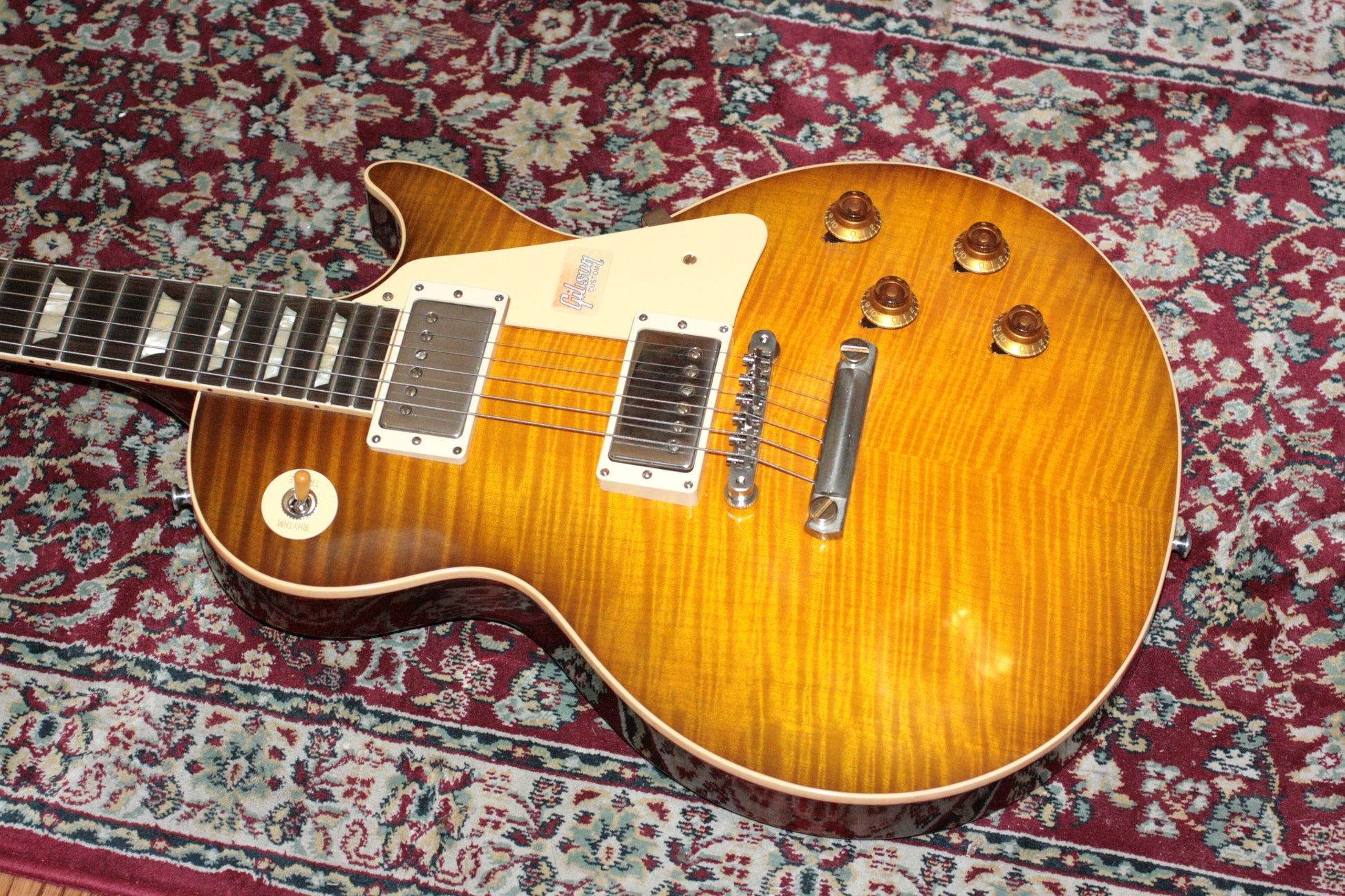2019 Gibson 1959 Les Paul 60TH ANNIVERSARY Historic Reissue R9 59 Custom Shop Golden Poppy Burst