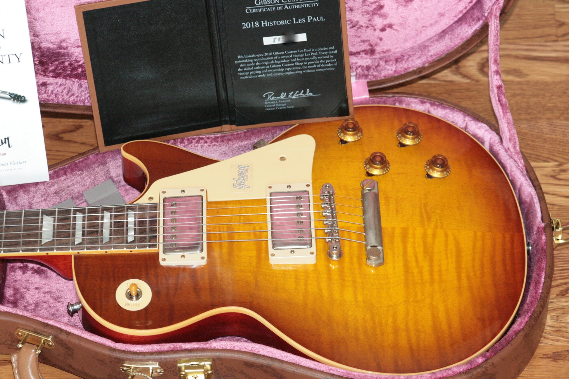 2018 Gibson 1958 Les Paul Historic Reissue! R8 58 Royal Teaburst Custom Shop TH Specs