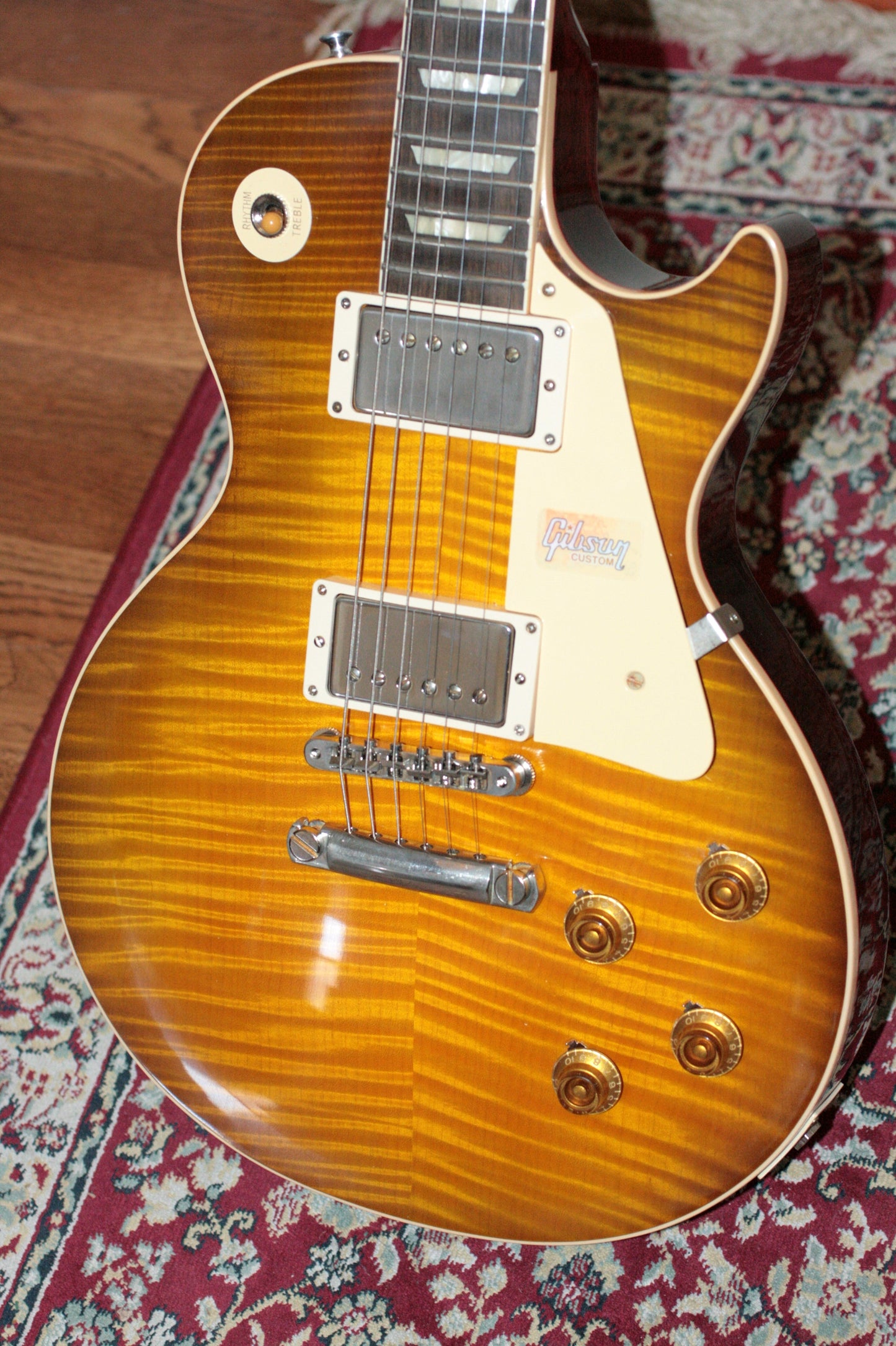 2019 Gibson 1959 Les Paul 60TH ANNIVERSARY Historic Reissue R9 59 Custom Shop Golden Poppy Burst