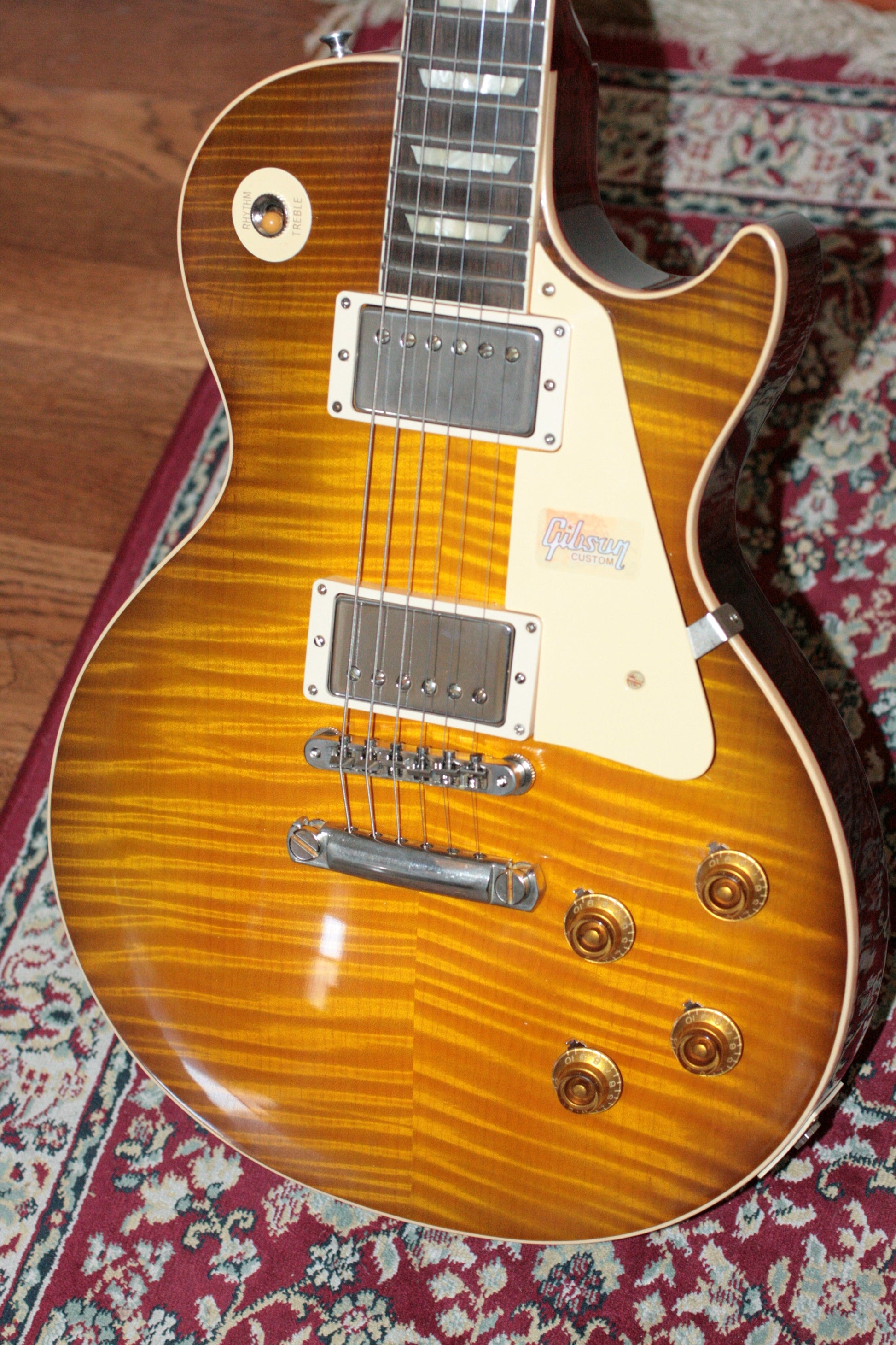 2019 Gibson 1959 Les Paul 60TH ANNIVERSARY Historic Reissue R9 59 Custom Shop Golden Poppy Burst