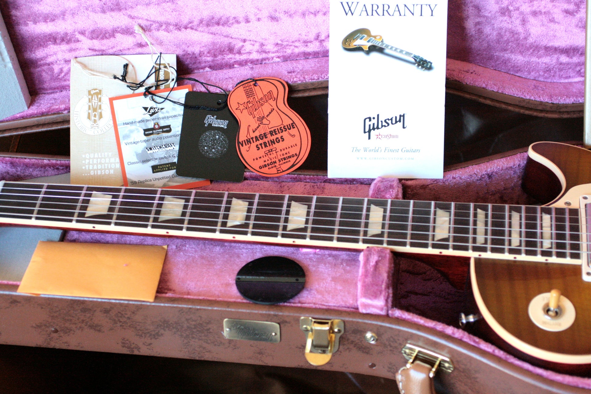 2019 Gibson 1959 Les Paul 60TH ANNIVERSARY Historic Reissue R9 59 Custom Shop Golden Poppy Burst
