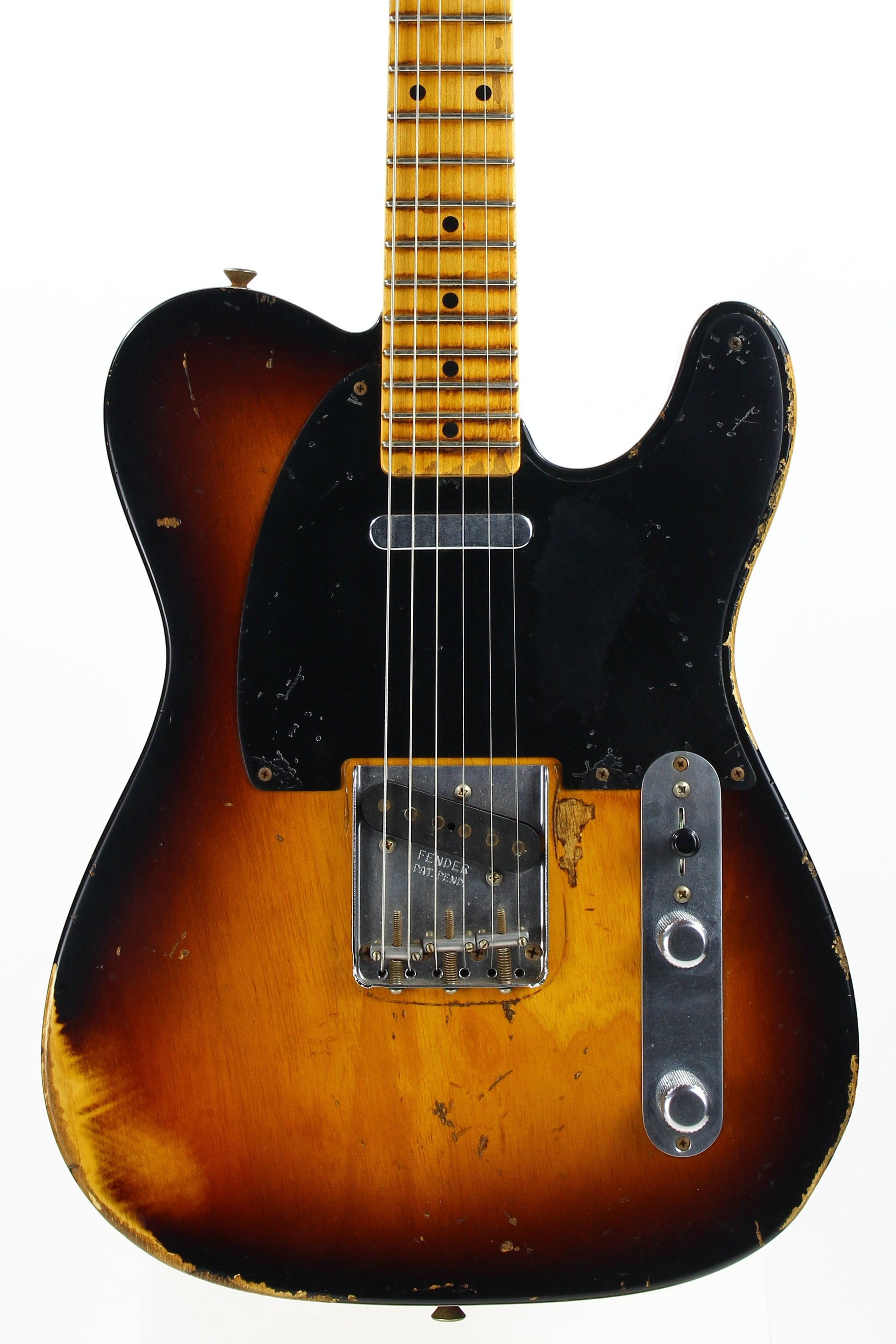 NAMM SHOW! 2009 Fender Custom Shop MASTERBUILT '57 Telecaster Heavy Relic Yuriy Shishkov -- 2-Tone Sunburst 1957