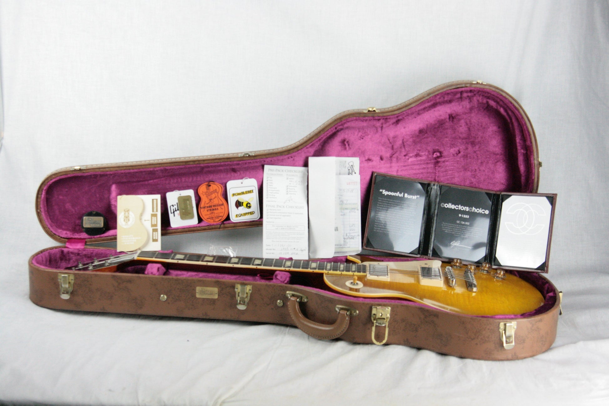1959 Gibson Les Paul Collector's Choice CC#13 Spoonful Burst Murphy Aged R9 59 Reissue