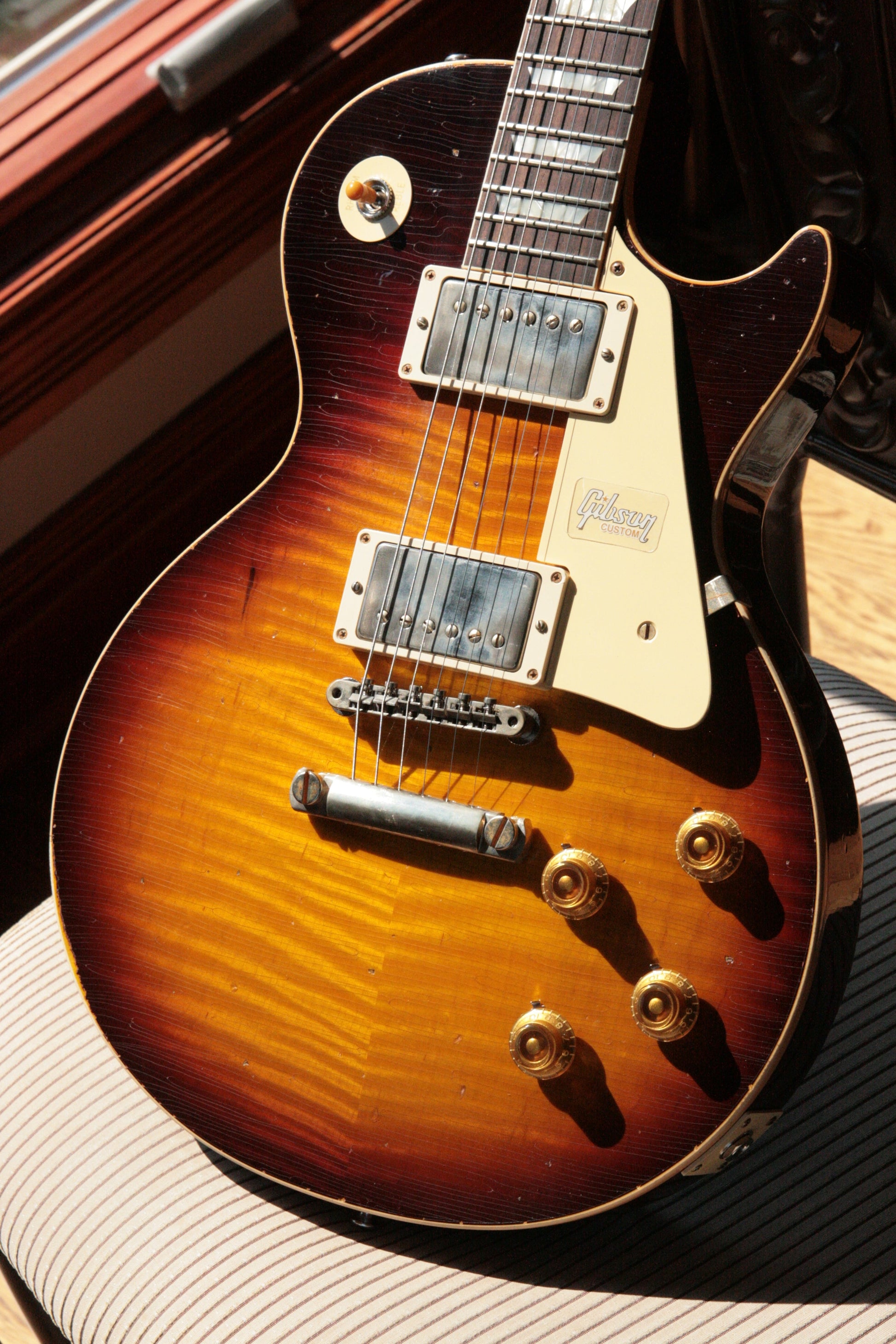 2018 Gibson 1959 HEAVY AGED Bourbon Burst Les Paul Reissue! R9 59 Duane Allman