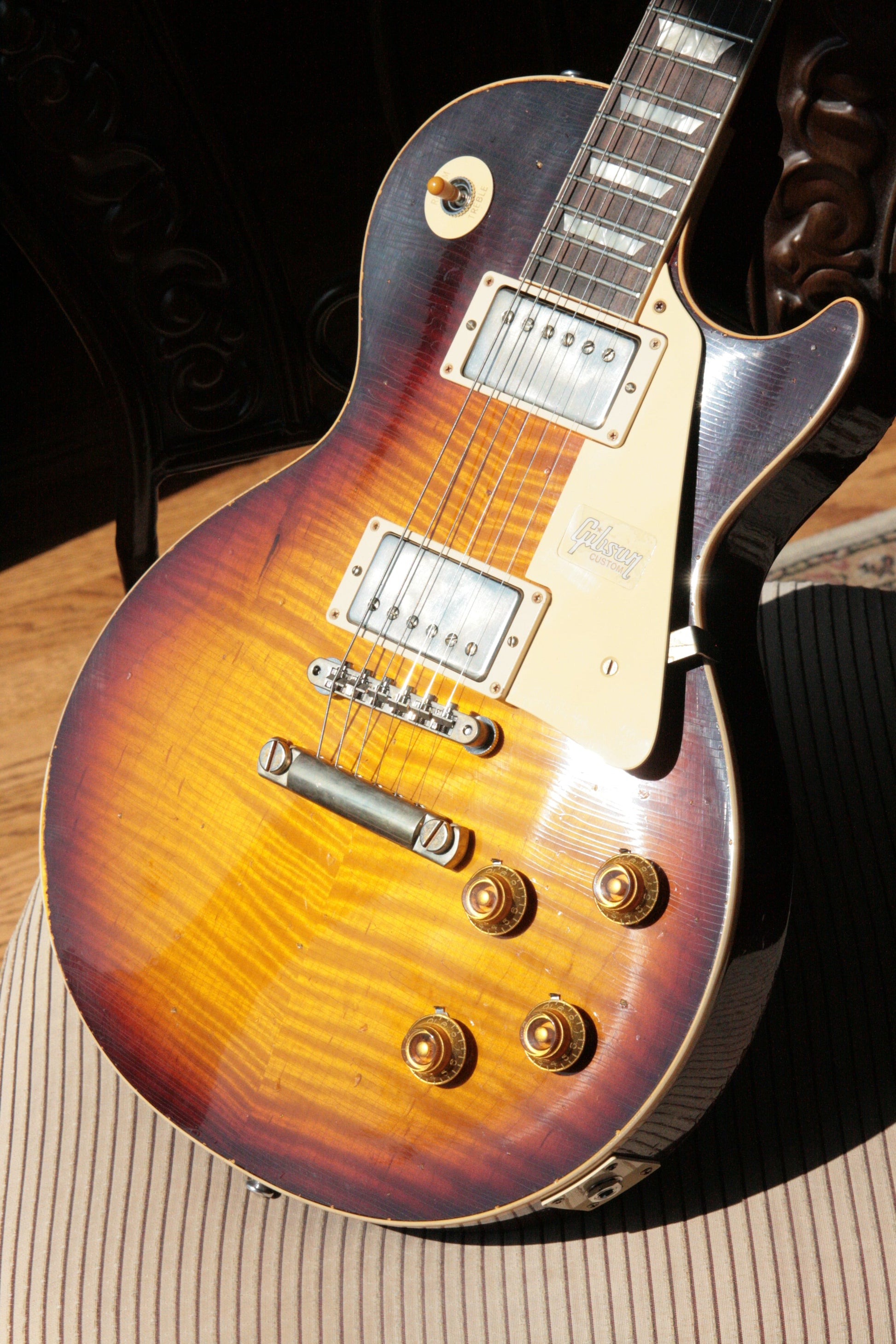 2018 Gibson 1959 HEAVY AGED Bourbon Burst Les Paul Reissue! R9 59 Duane Allman
